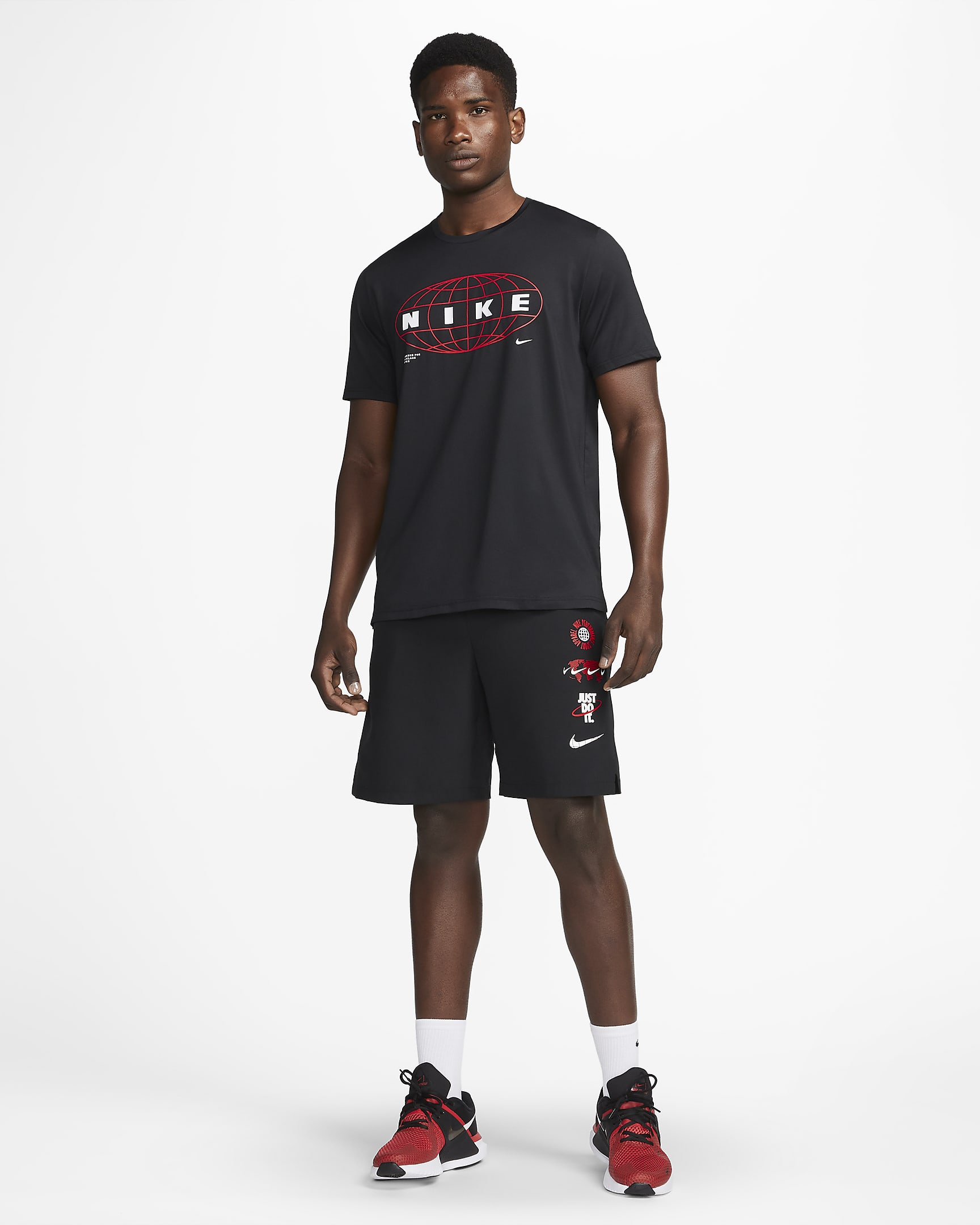 Nike Pro Dri-FIT Men's Graphic Short-Sleeve Top. Nike UK