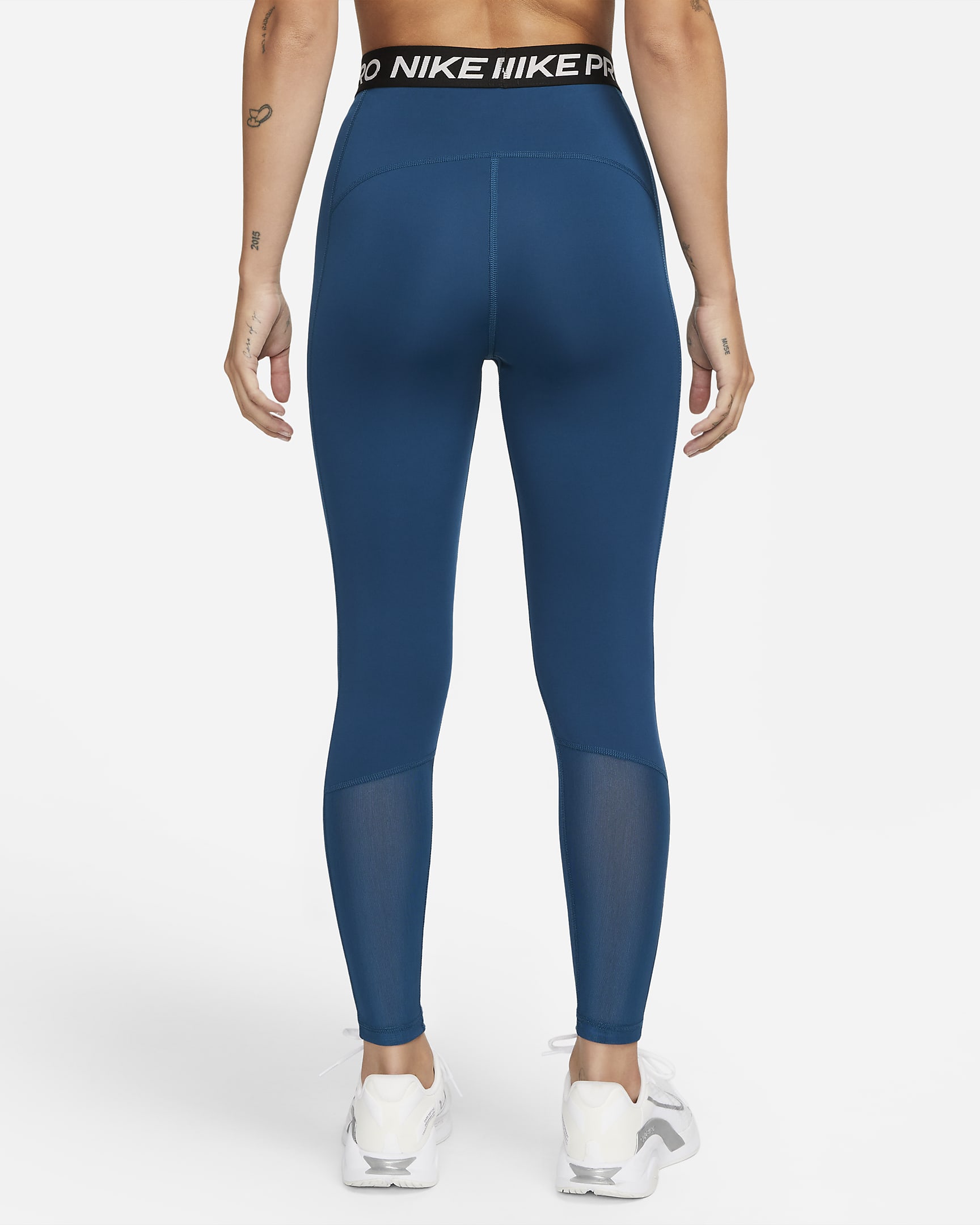 Nike Pro 365 Women's HighWaisted 7/8 Mesh Panel Leggings. Nike DK
