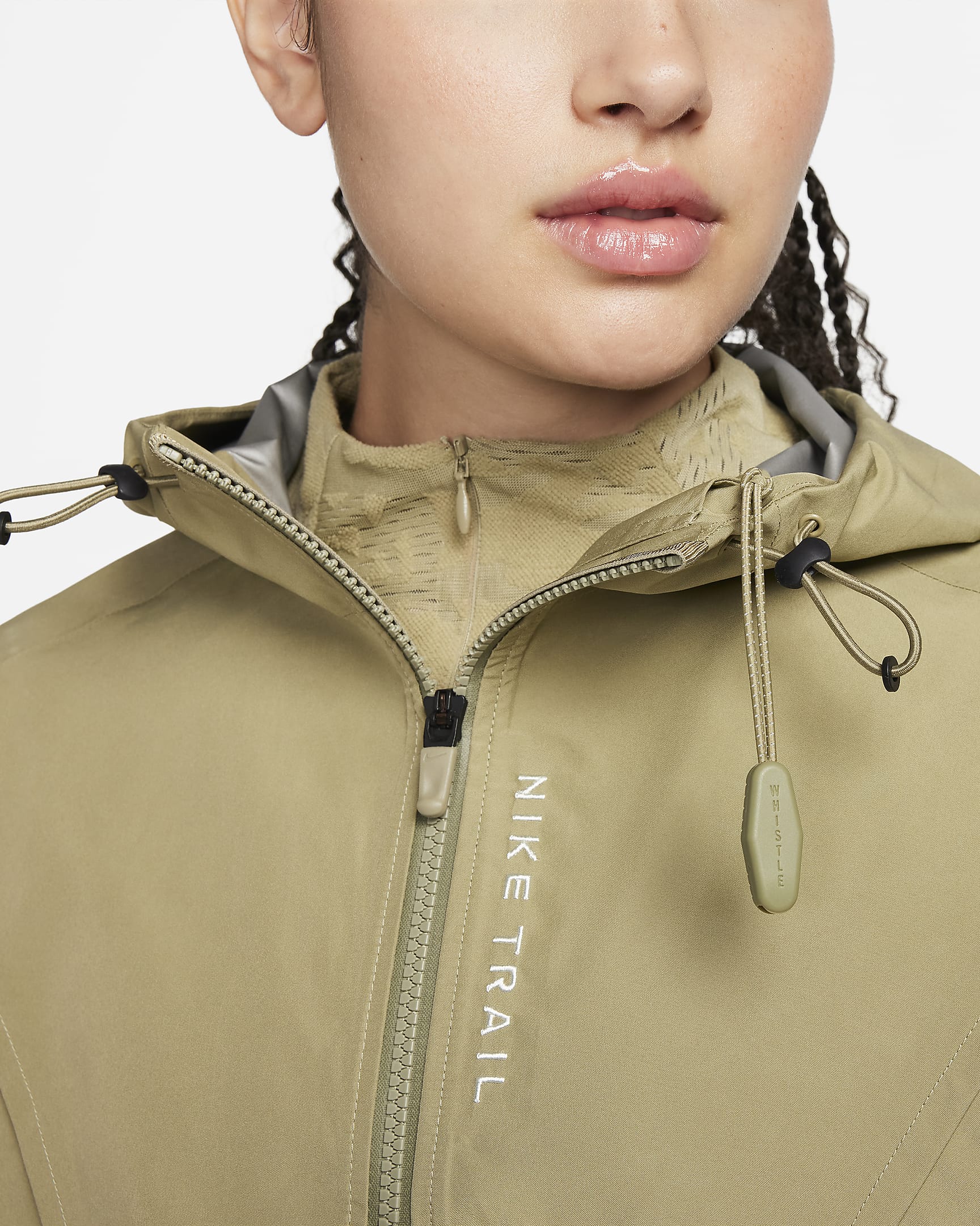 Nike Trail GORE-TEX INFINIUM™ Trail-Laufjacke für Damen - Neutral Olive/Neutral Olive/Sea Glass