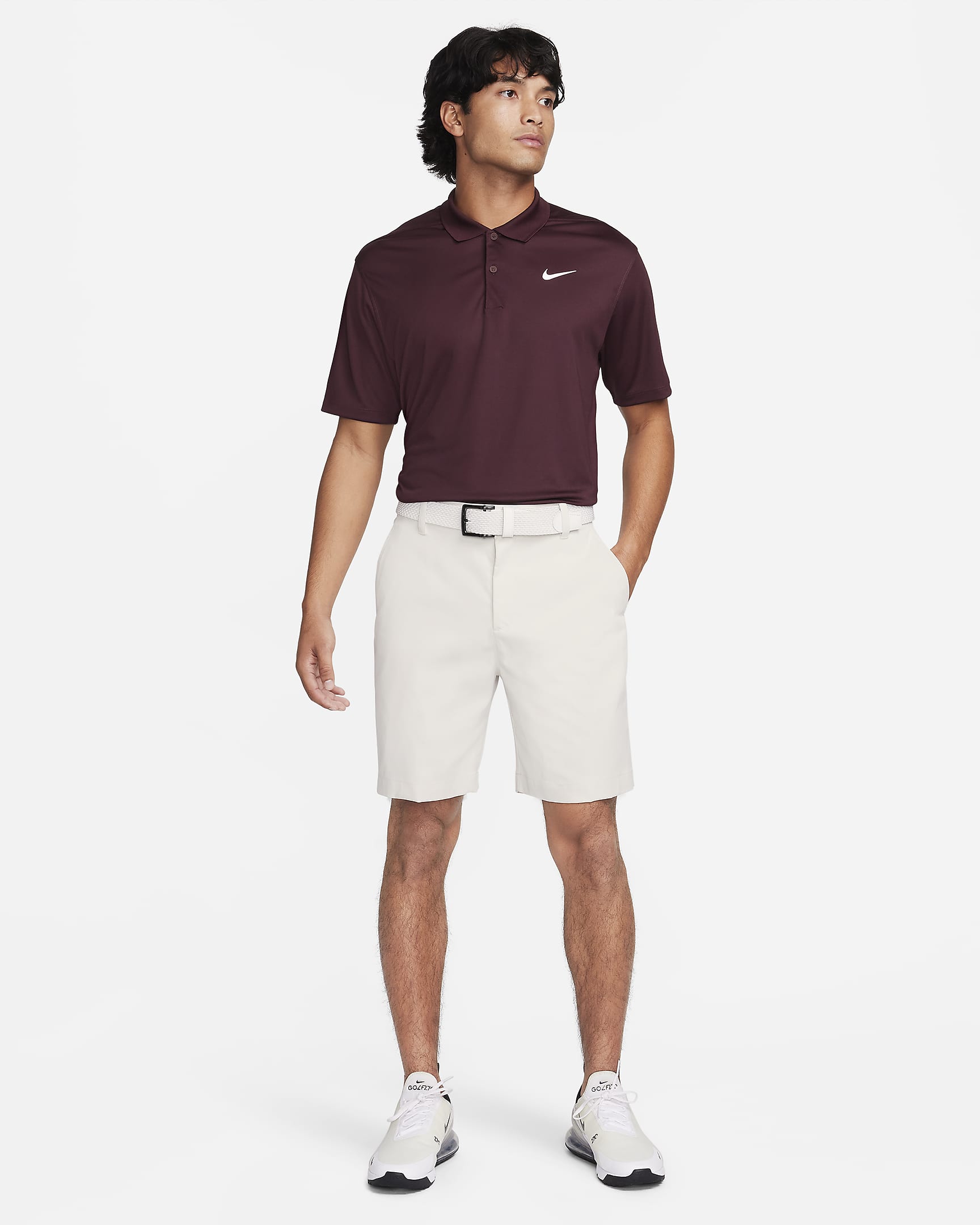 Nike Tour Men's 20cm (approx.) Chino Golf Shorts - Light Bone/Black