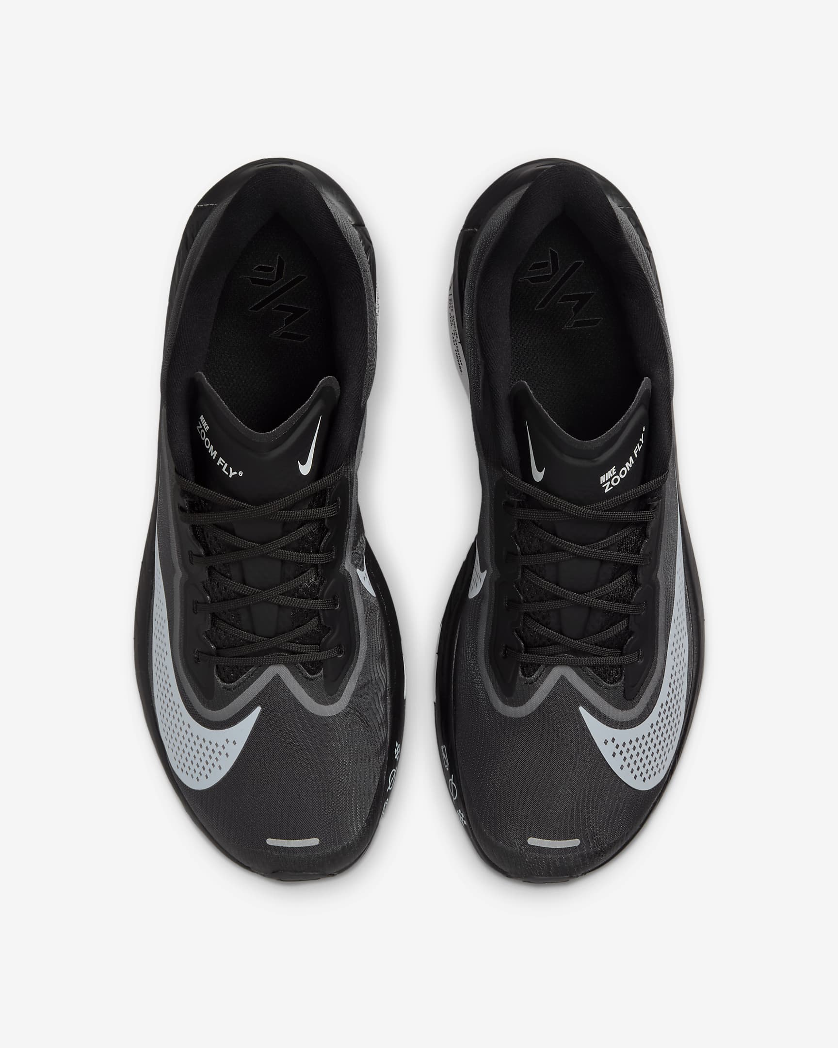 Nike Zoom Fly 6 Men's Road Running Shoes - Black/Light Smoke Grey/White