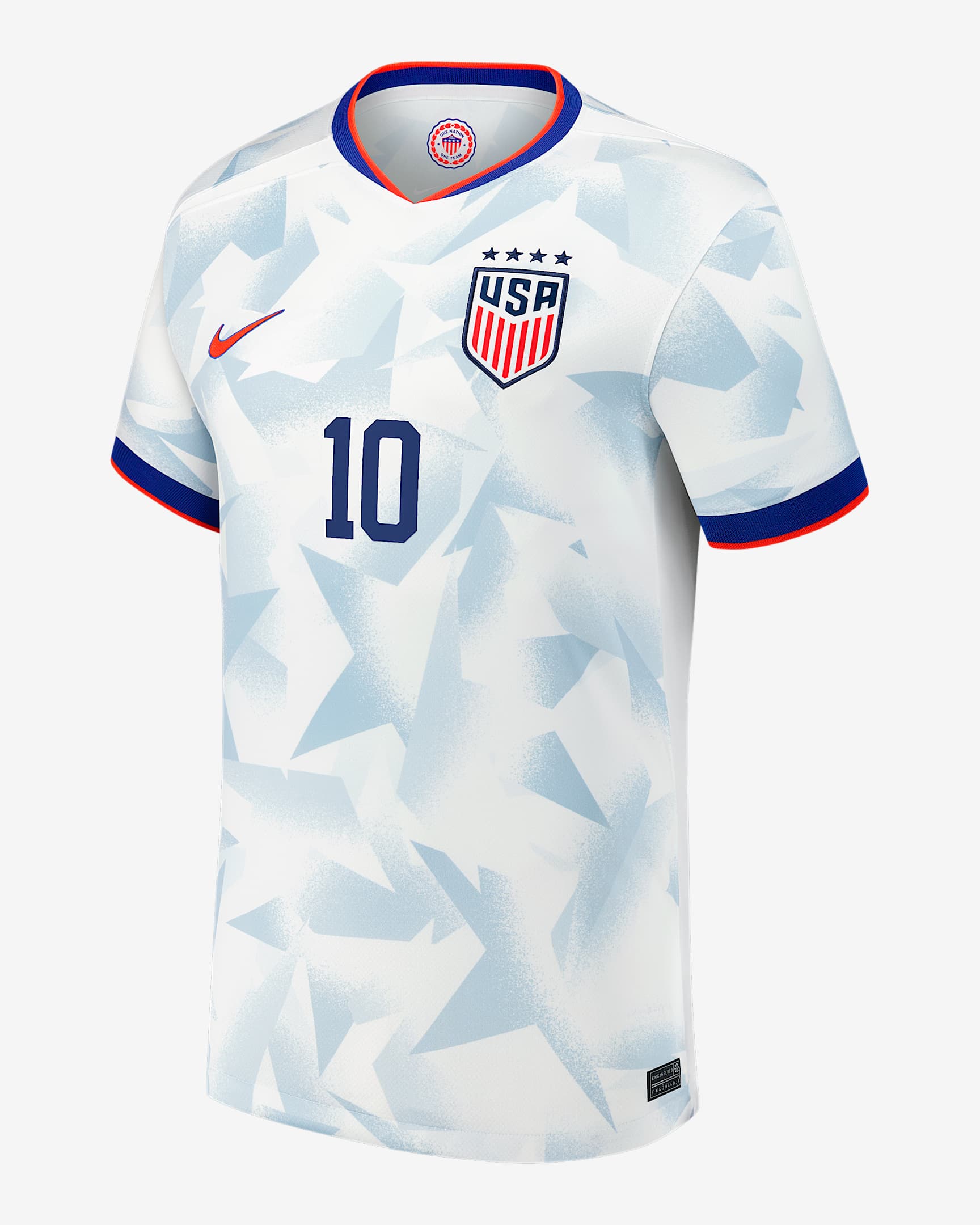Lindsey Heaps USWNT 2025 Stadium Home Big Kids' Nike Dri-FIT Soccer Jersey - White