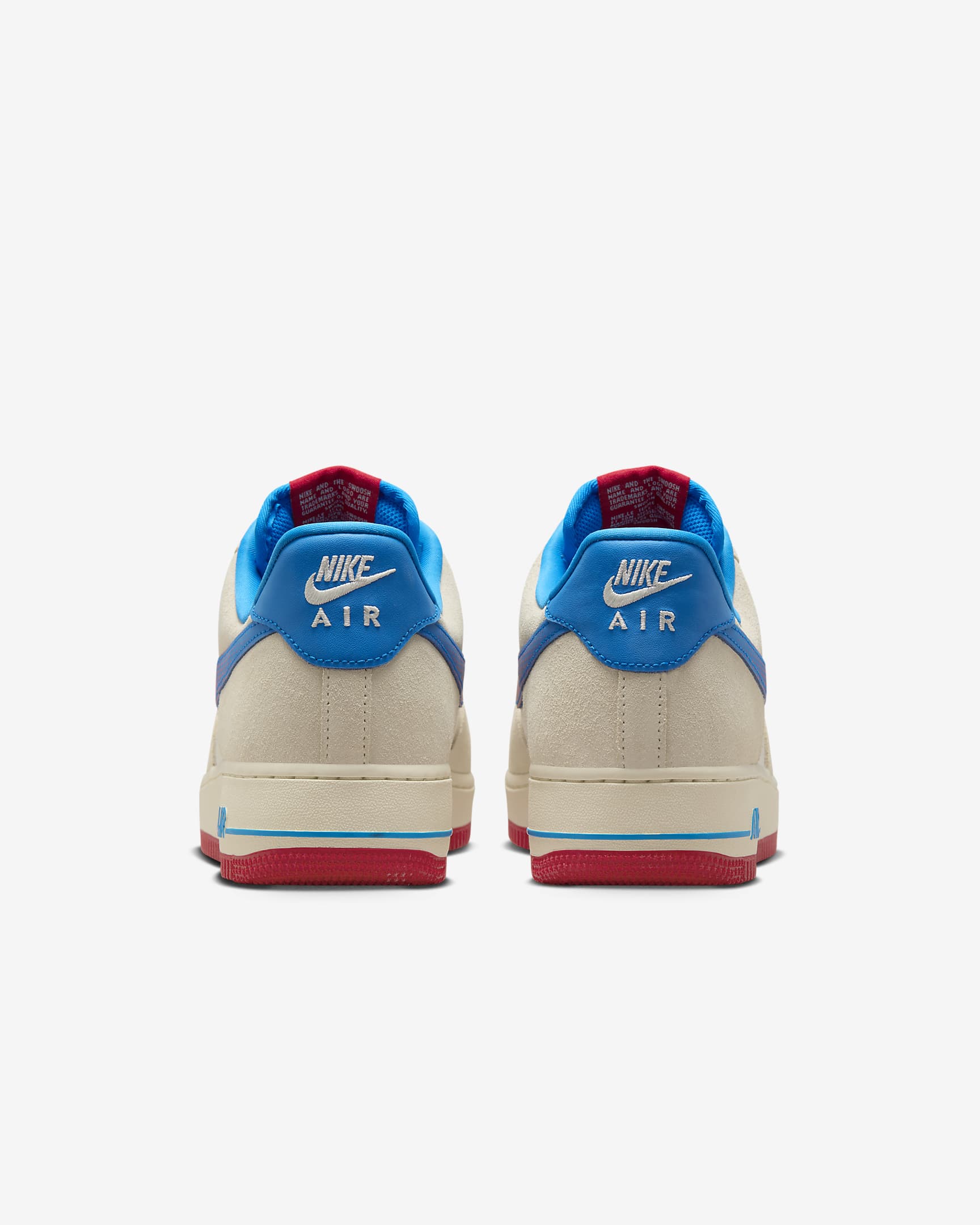 Nike Air Force 1 '07 LV8 Men's Shoes - Coconut Milk/Sail/University Red/Photo Blue
