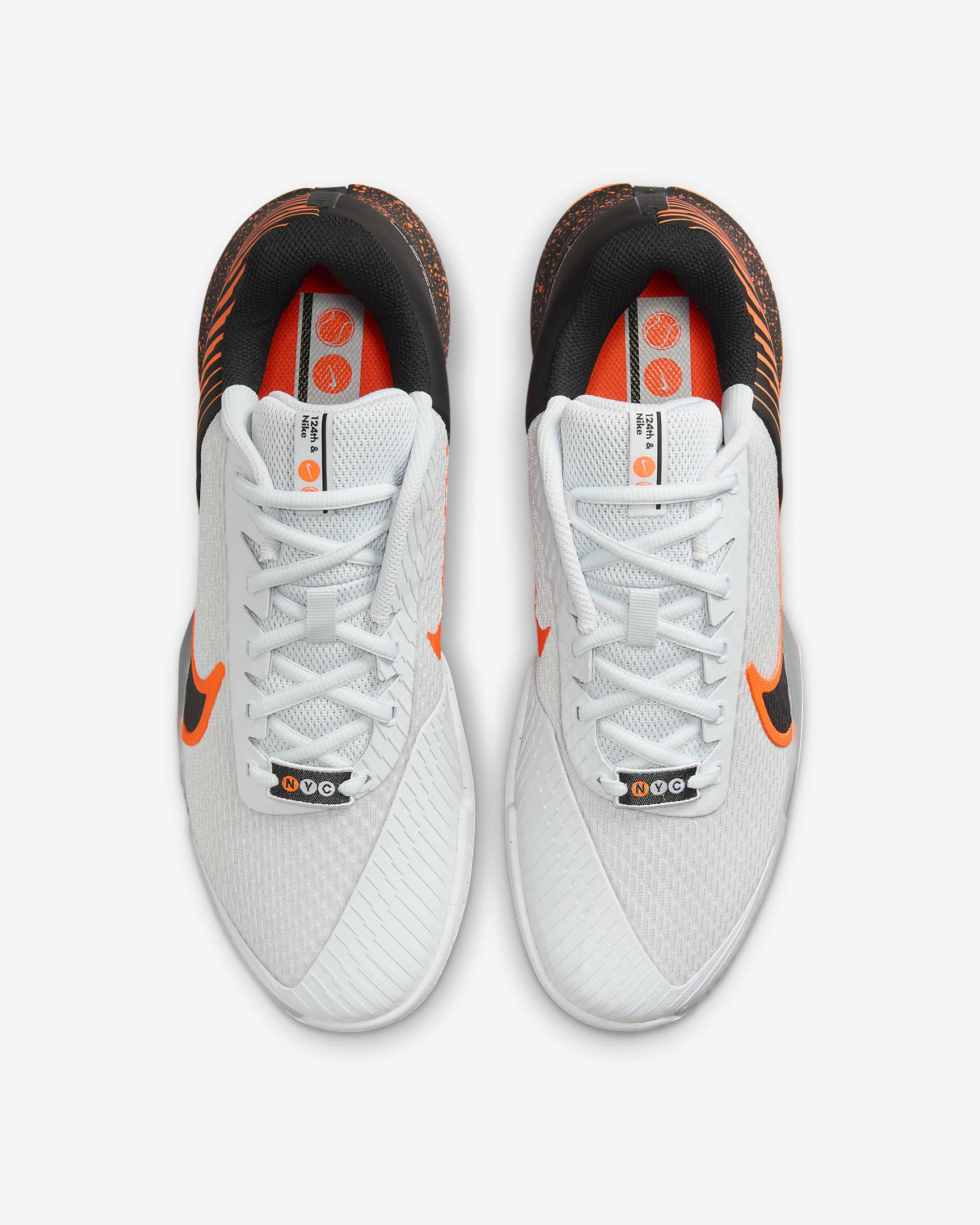 NikeCourt Vapor Pro 2 Premium Men's Hard Court Tennis Shoes - Pure Platinum/Hyper Crimson/White/Black