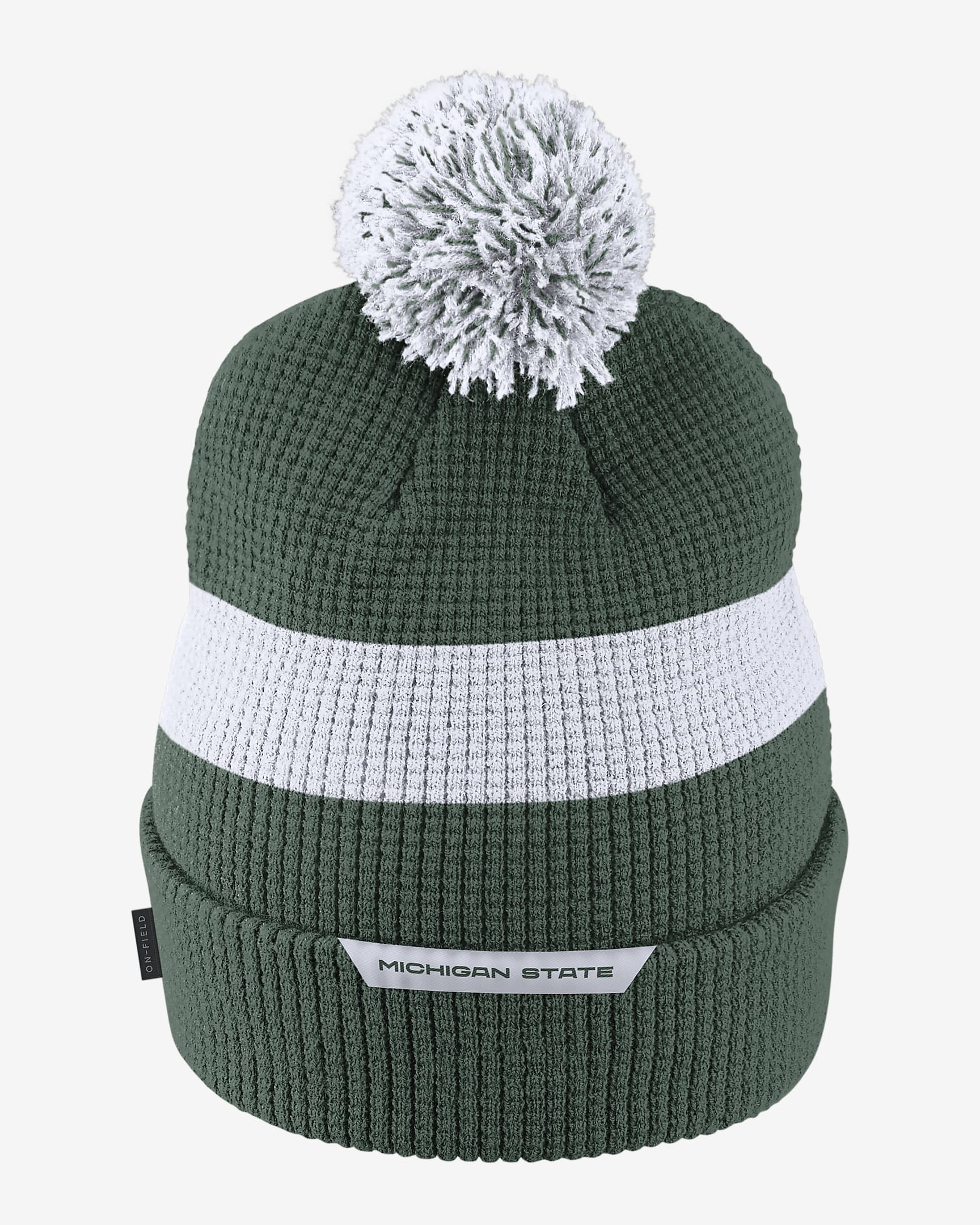 Nike College (Michigan State) Pom Beanie - Noble Green