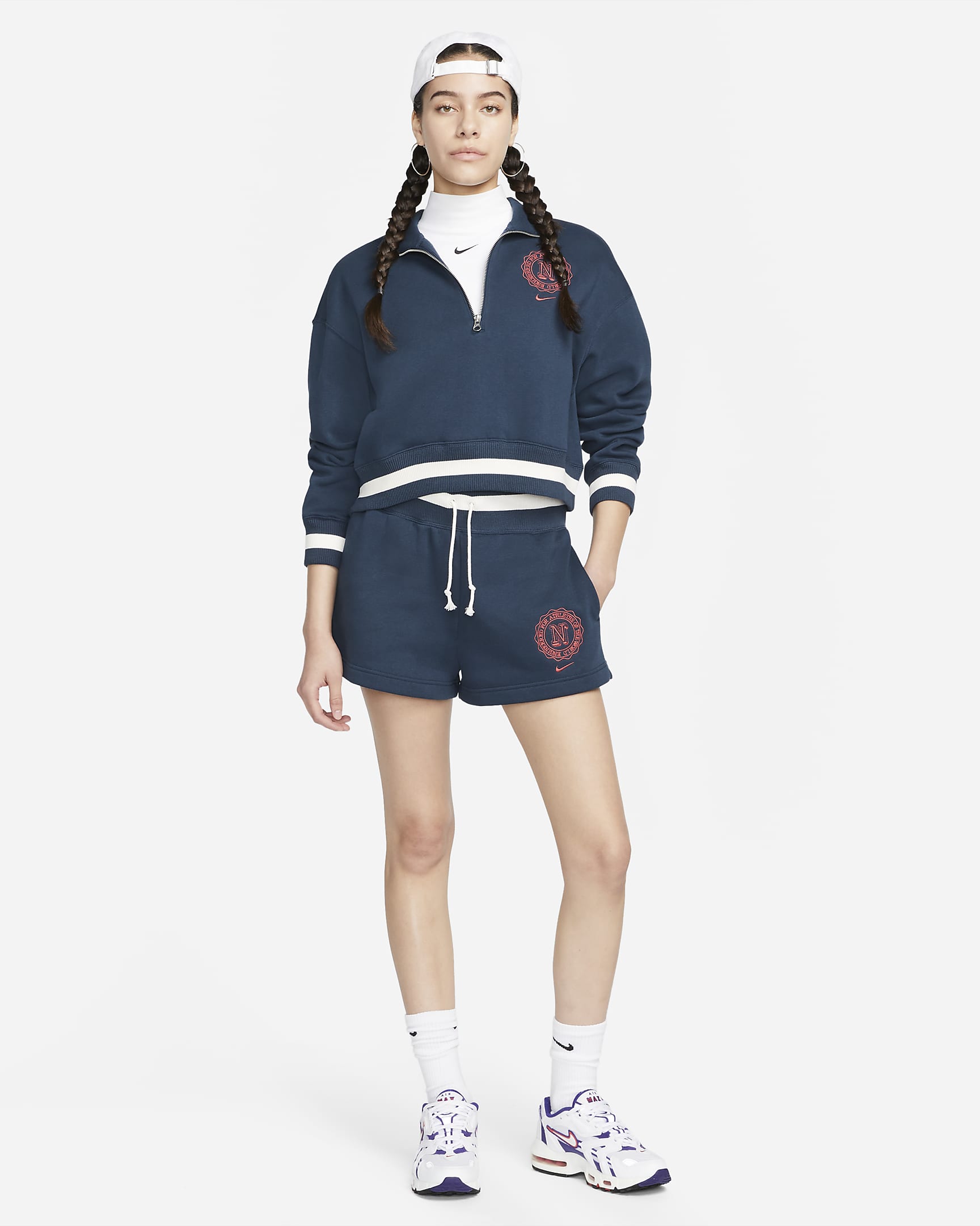 Save 35%  on Nike Sportswear Phoenix Fleece Heritage Women’s High-Waisted Shorts @ Nike US