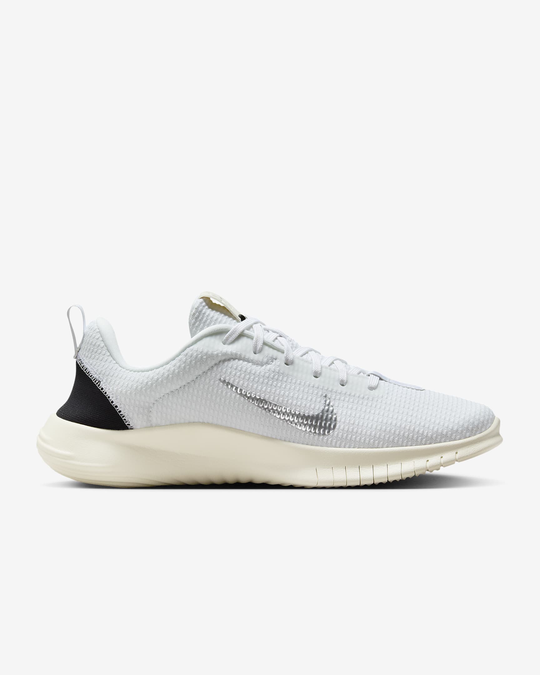 Nike Flex Experience Run 12 女款路跑鞋 - 白色/Sail/Coconut Milk/Metallic Silver