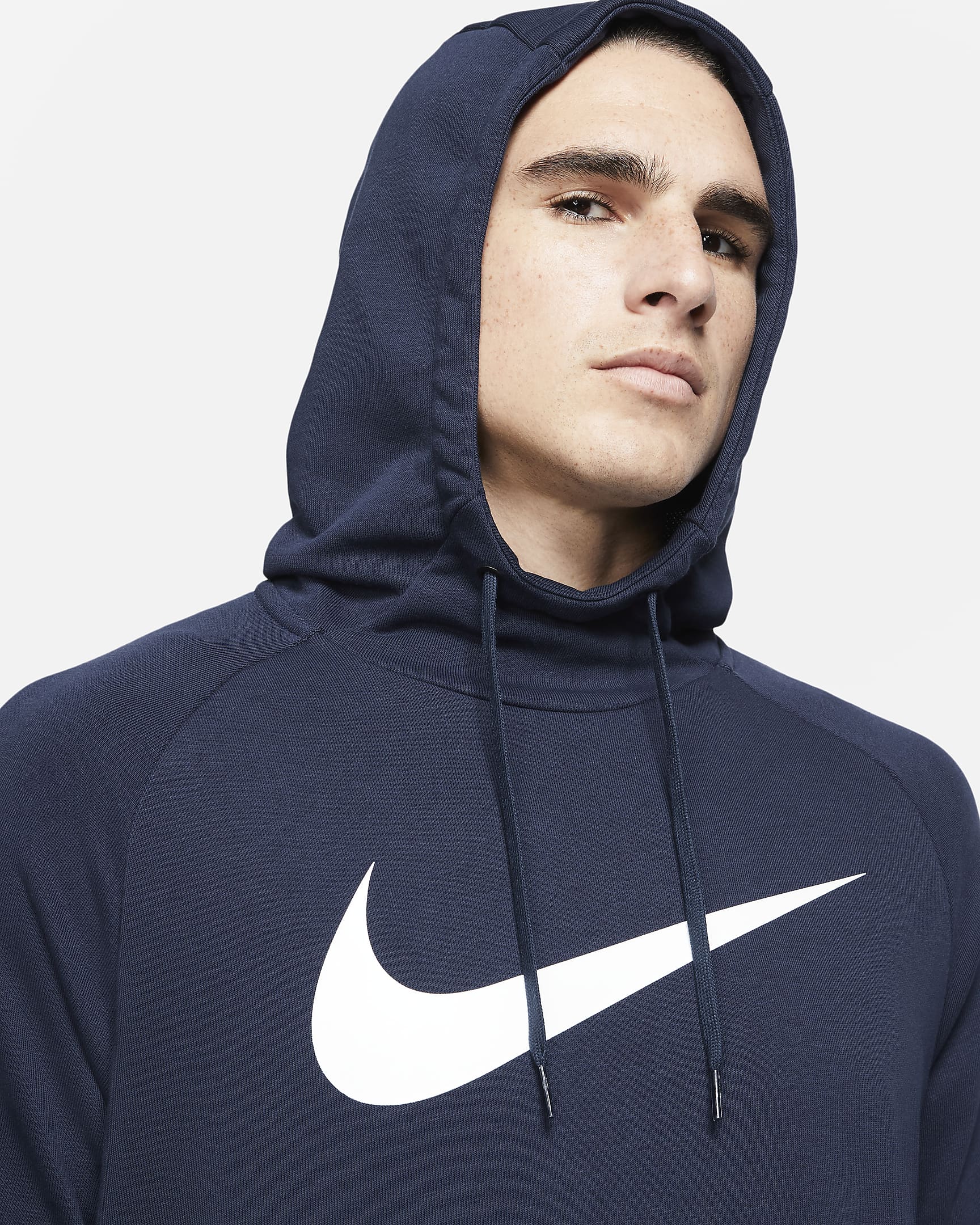 Nike Dry Graphic Men's Dri-FIT Hooded Fitness Pullover Hoodie. Nike AT
