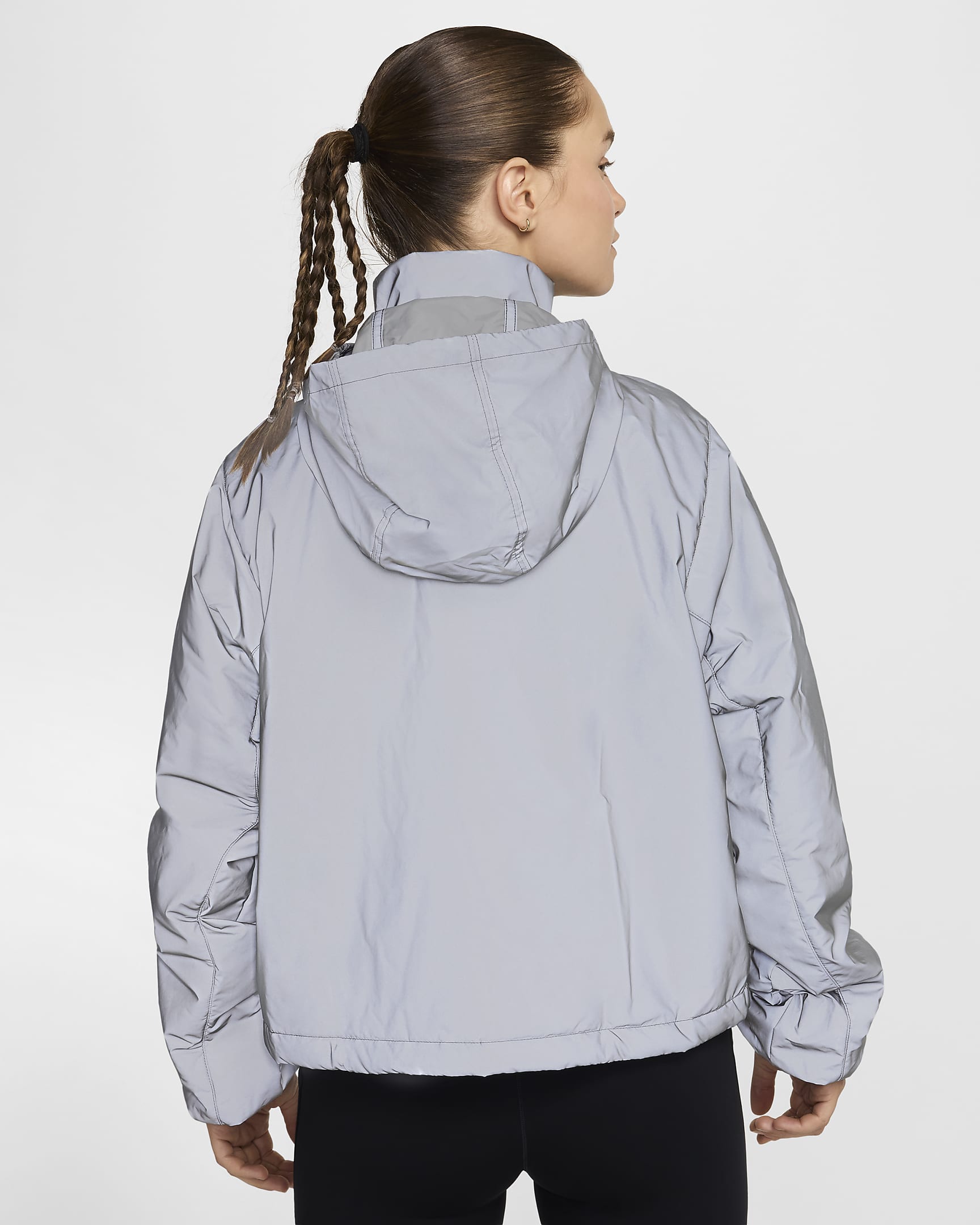 Veste de running réfléchissante Therma-FIT Nike Running Division pour femme - Noir/Silver