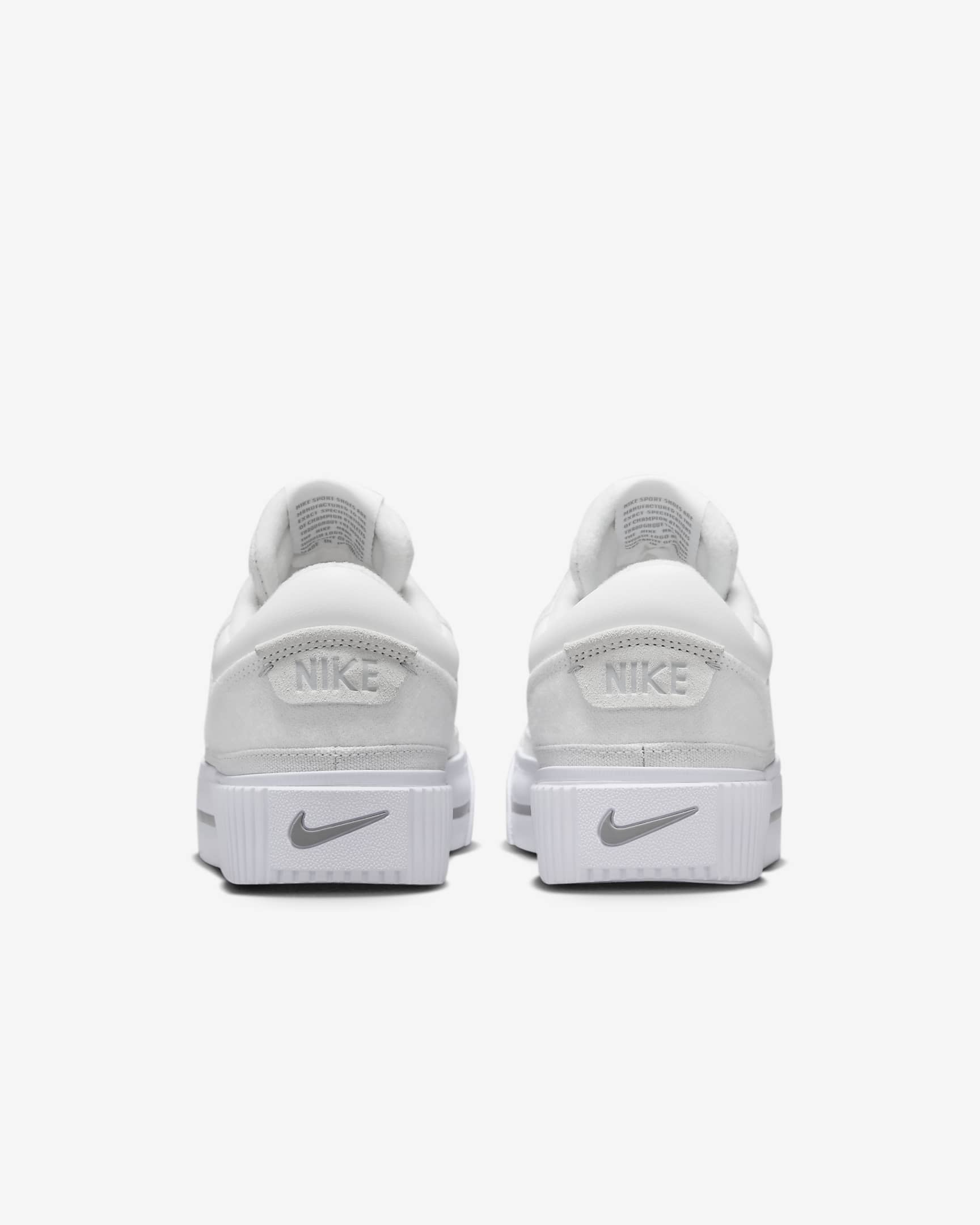 Nike Court Legacy Lift damesschoenen - Summit White/Wit/Phantom/Light Smoke Grey