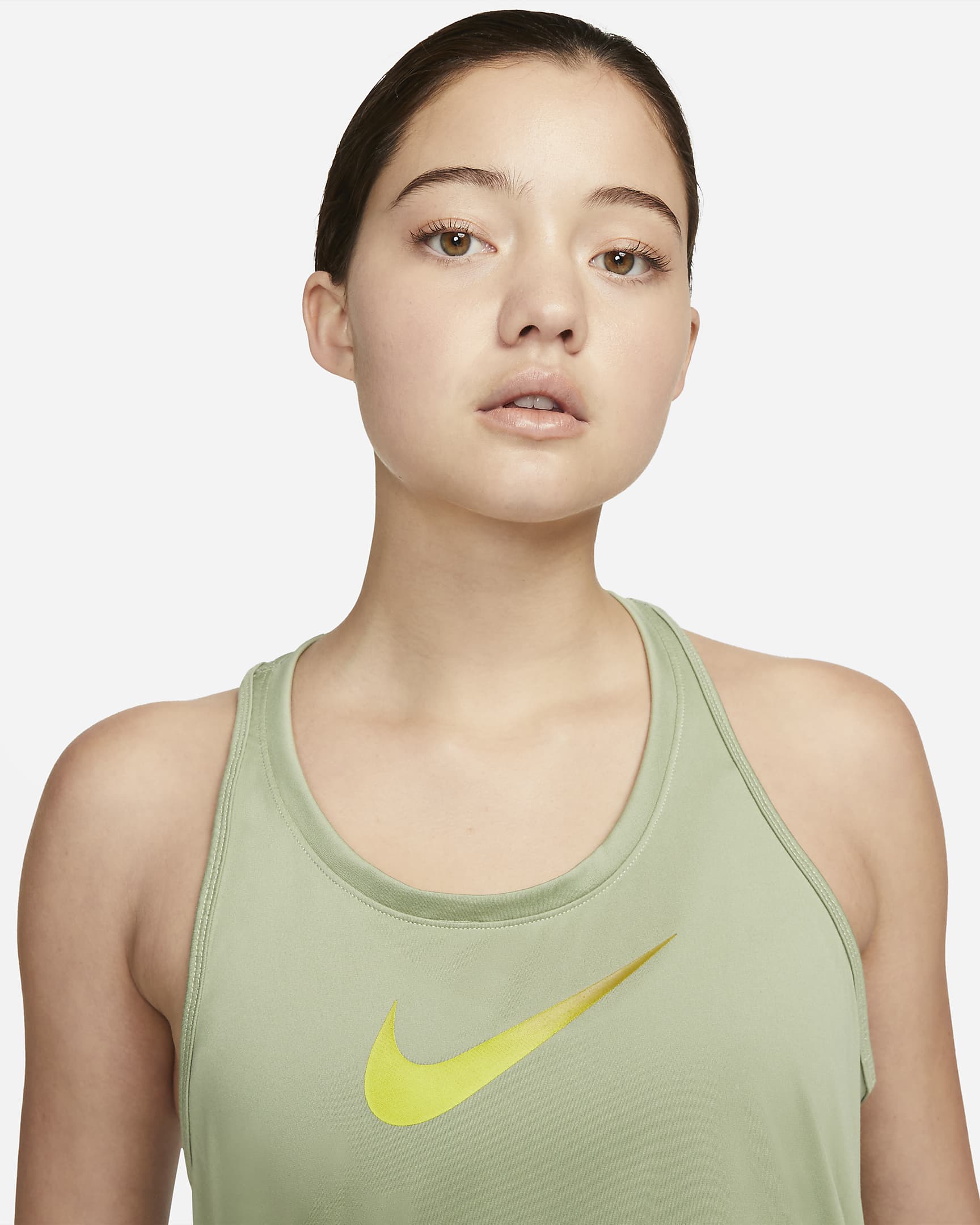 Nike Dri-FIT One Swoosh Women's Tank Top - Oil Green