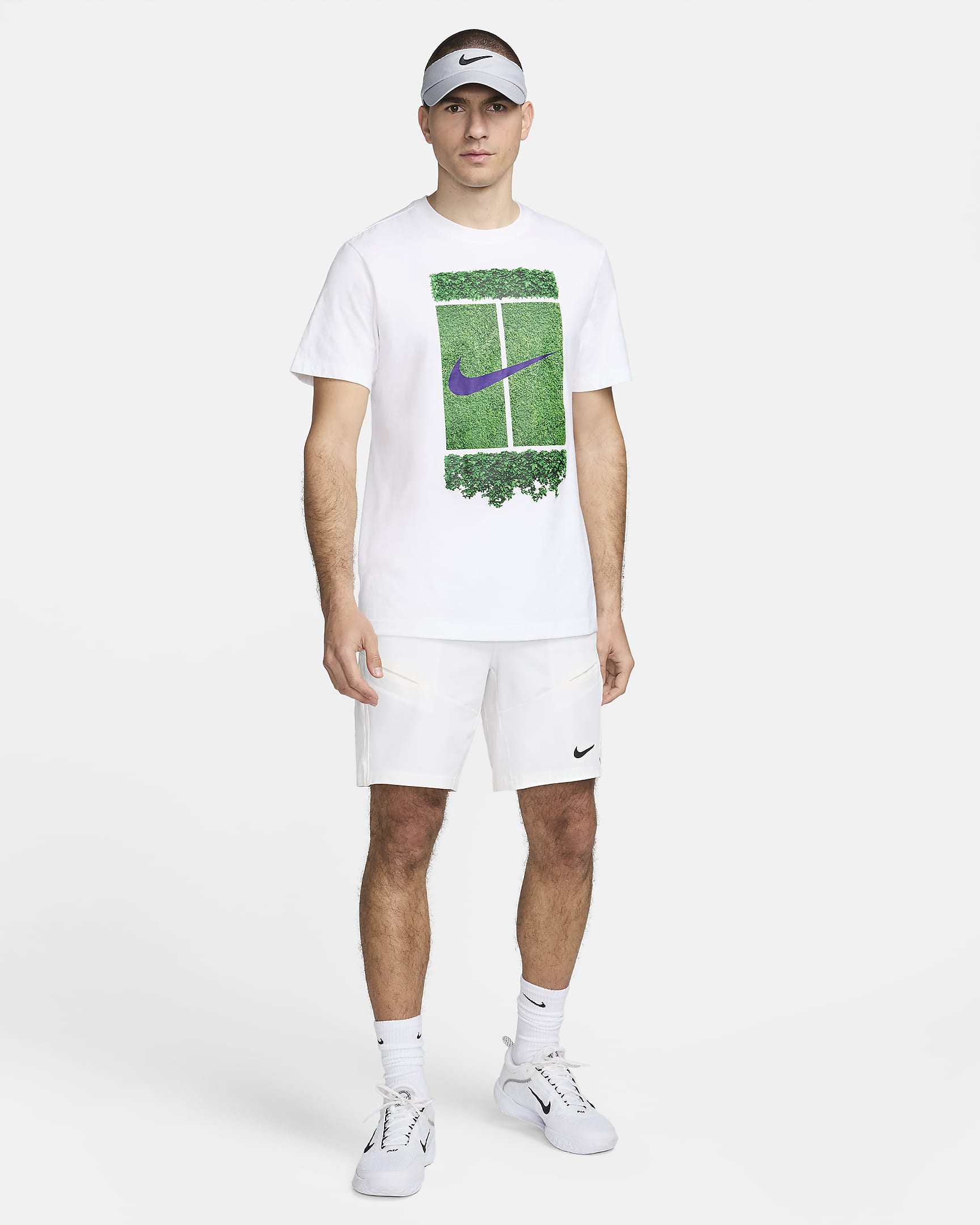 NikeCourt Men's Tennis T-Shirt - White