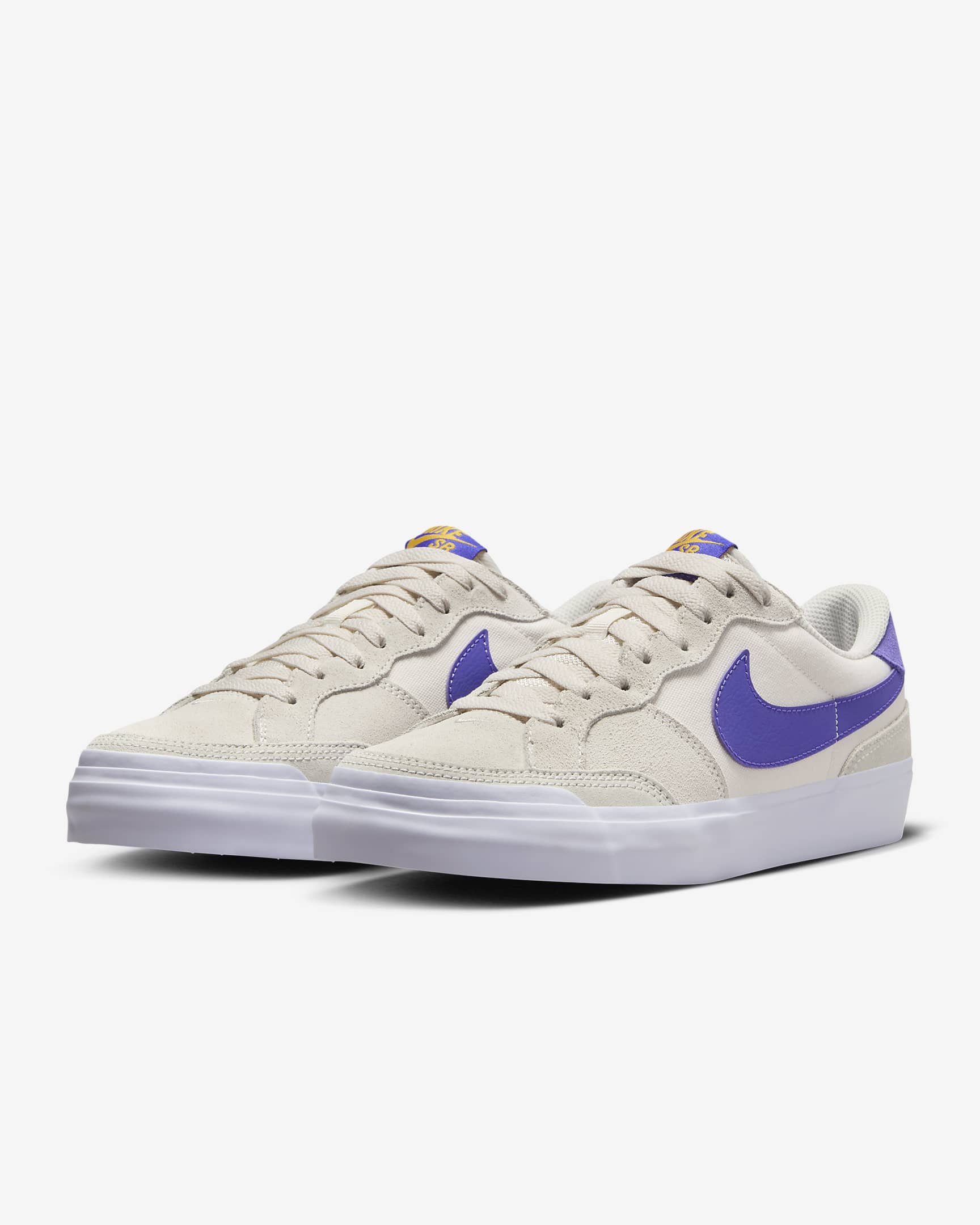 Nike SB Zoom Pogo Plus Skateboardschuh - Phantom/Light Bone/University Gold/Persian Violet