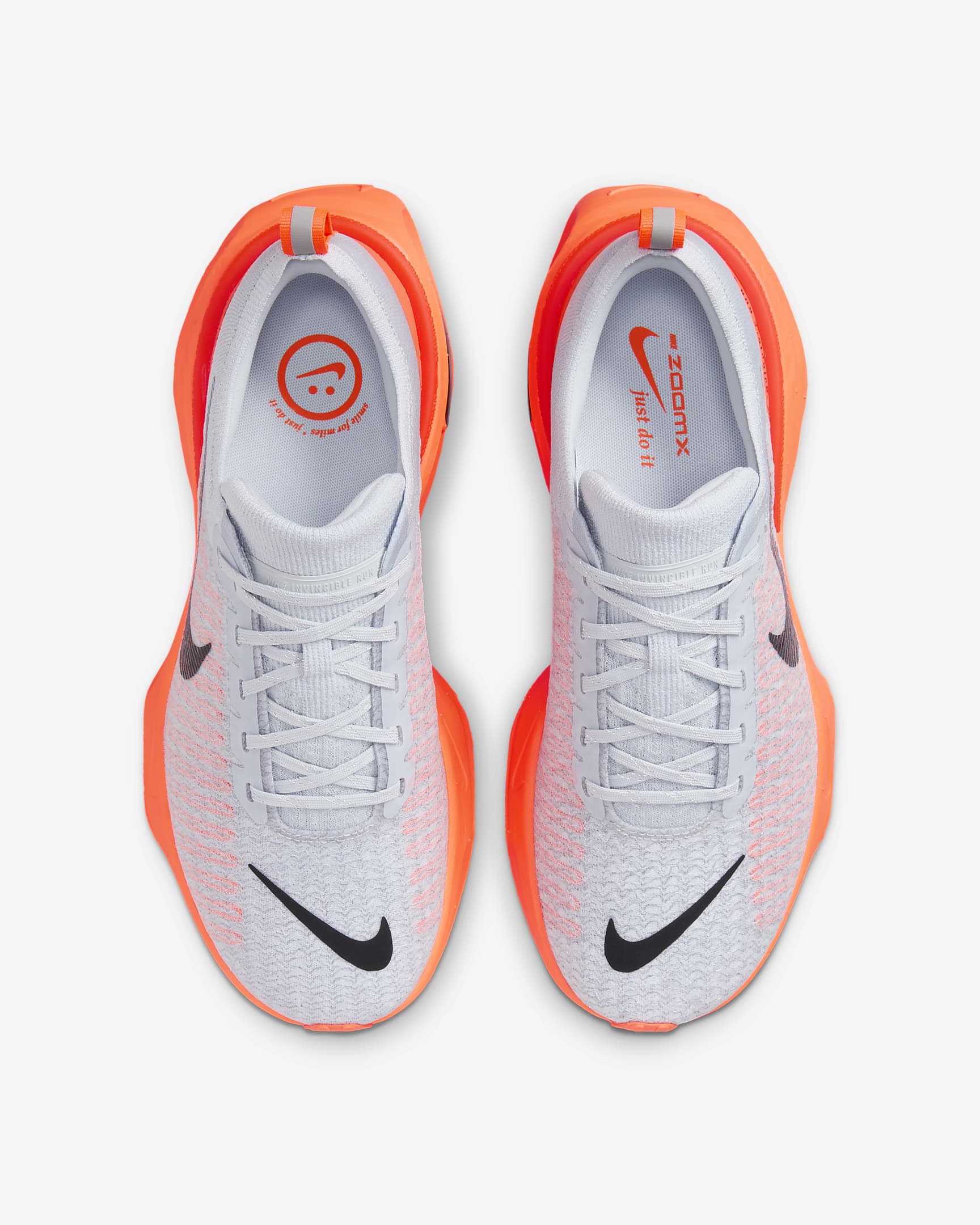 Nike Invincible 3 Men's Road Running Shoes - Pure Platinum/Cool Grey/Hyper Crimson/Black