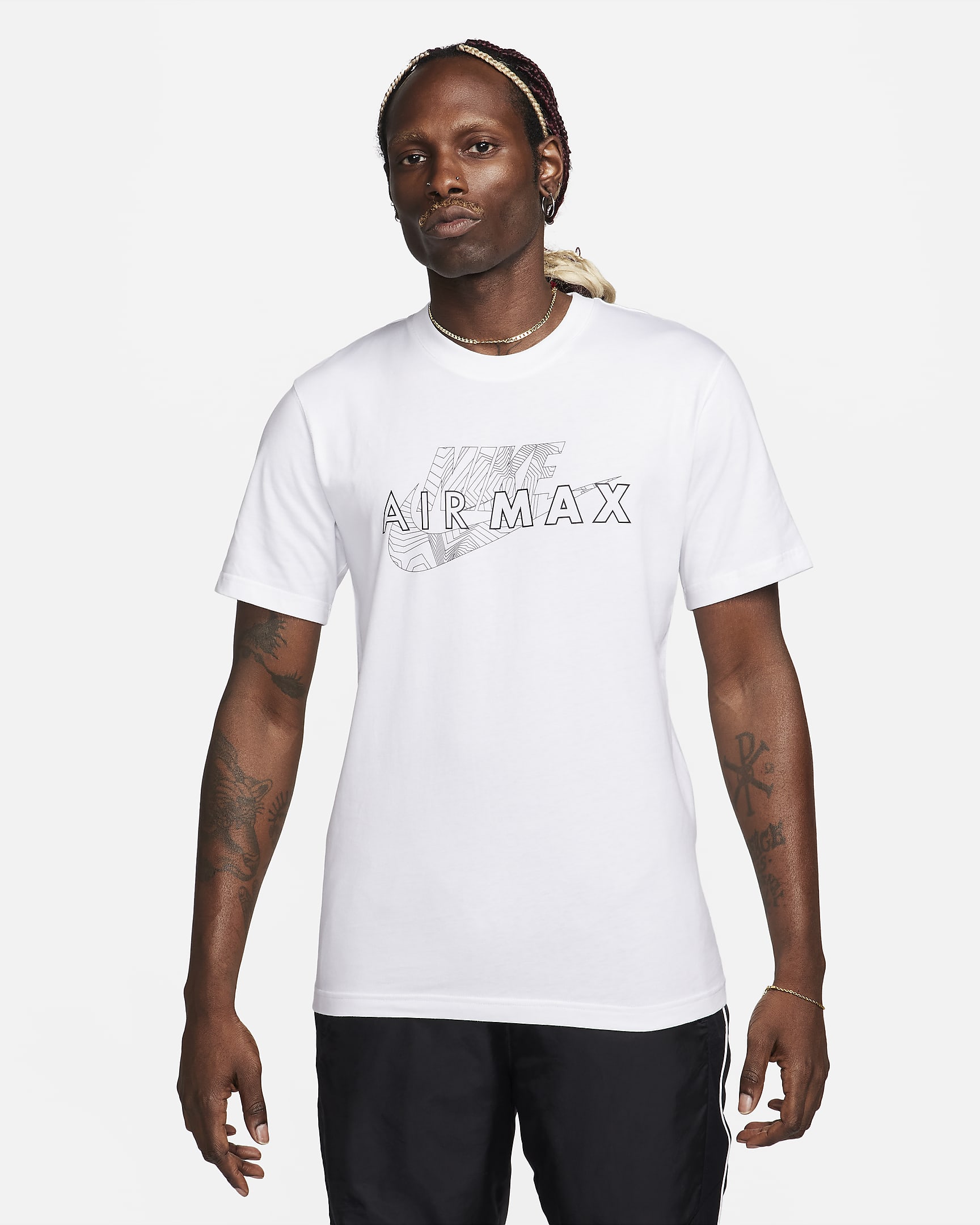 Nike Air Max Men's Short-Sleeve T-Shirt - White/Black