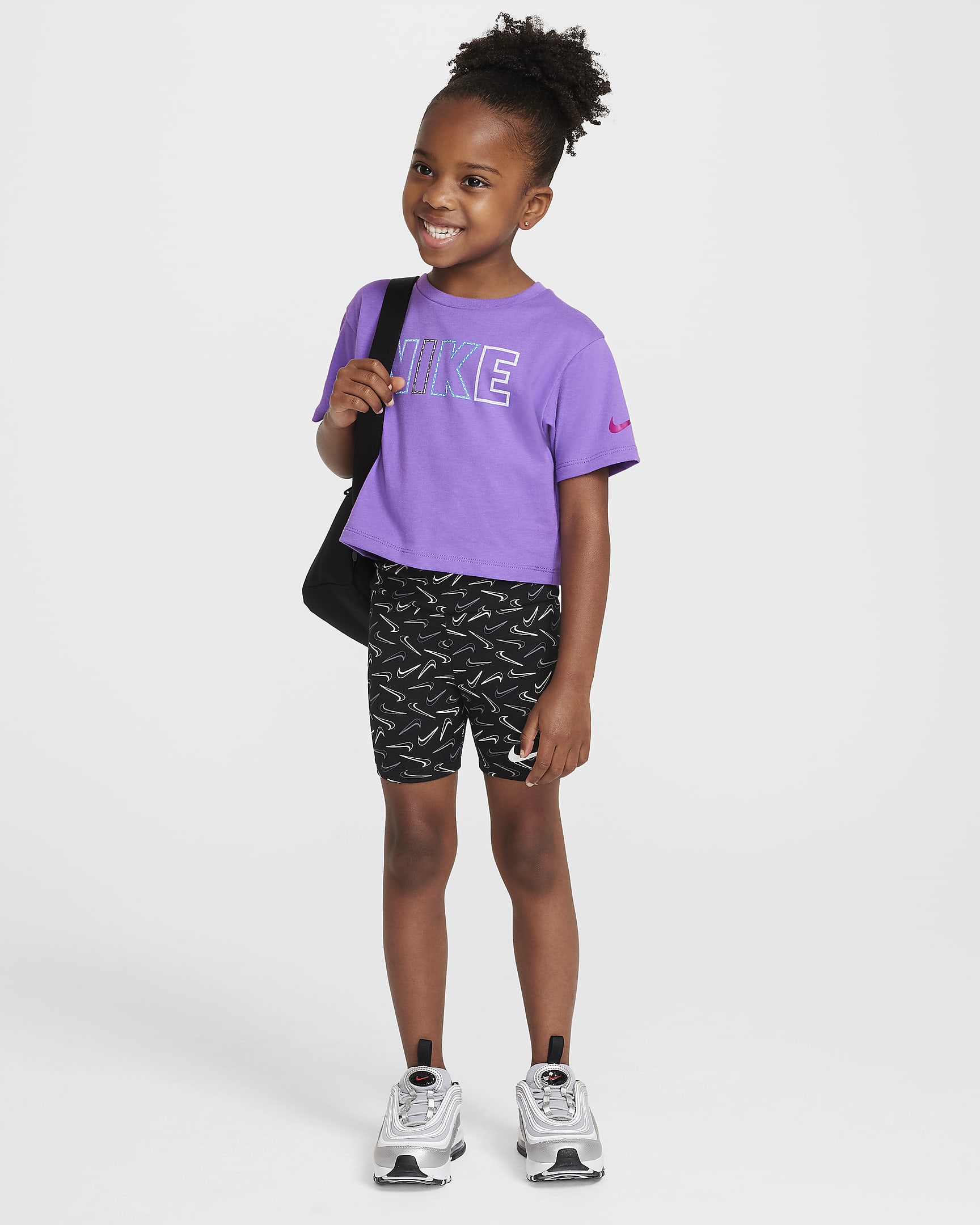 Nike Femme Pop Toddler T-Shirt - Black Raspberry