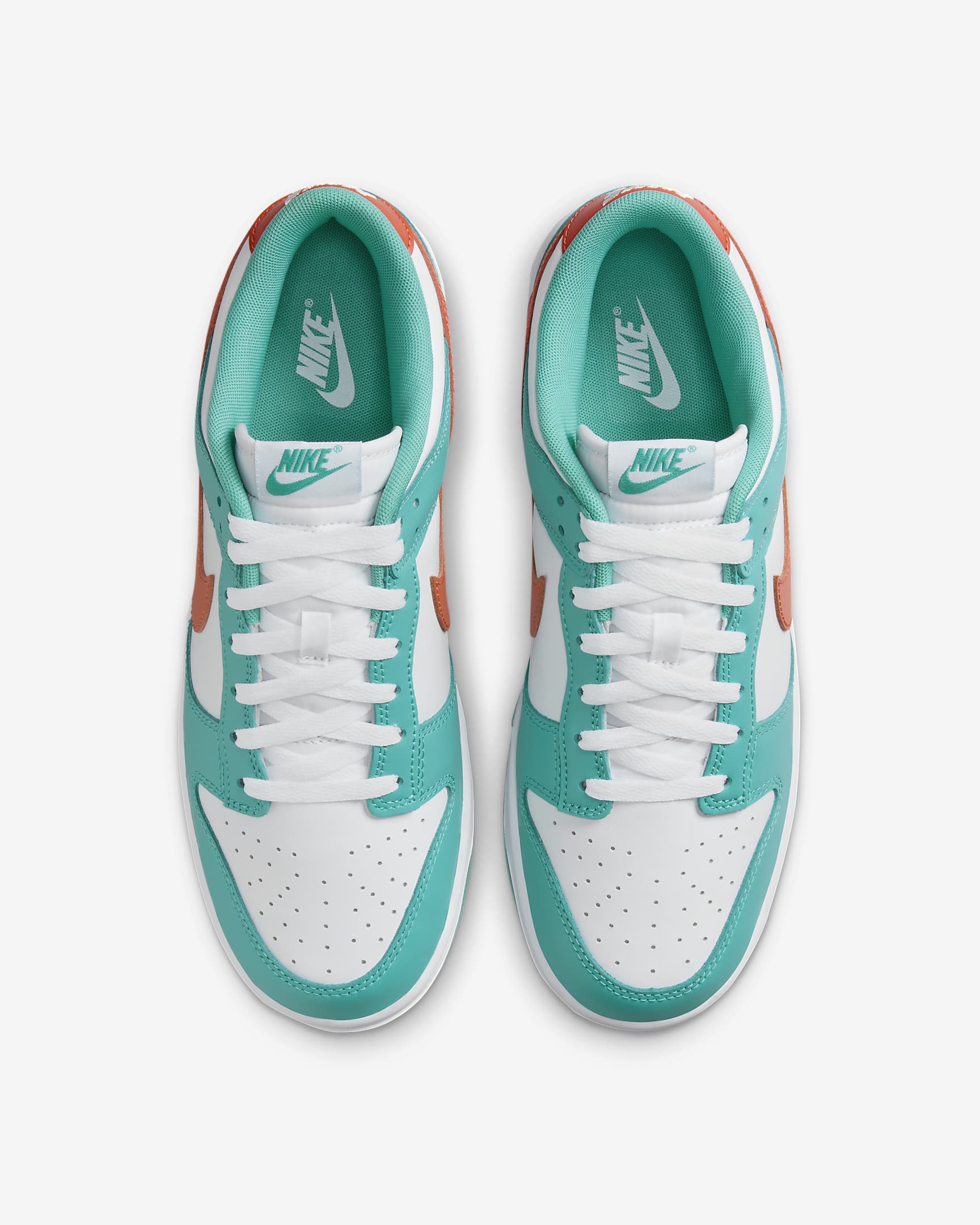 Nike Dunk Low Retro Men's Shoes - White/Dusty Cactus/Cosmic Clay