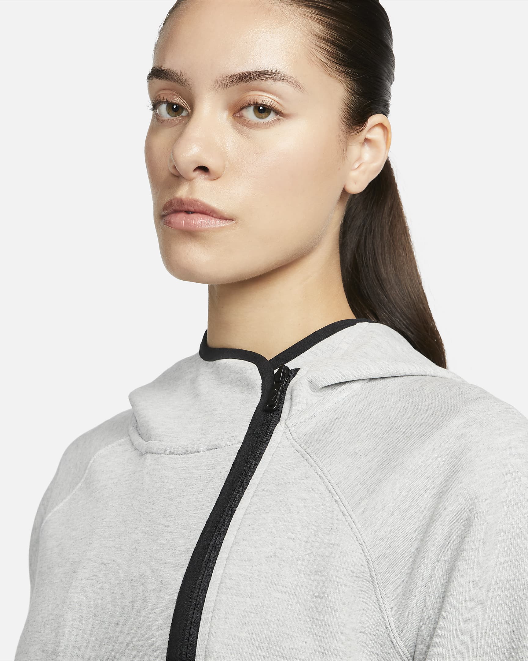 Nike Sportswear Tech Fleece OG Women's Loose Cape - Dark Grey Heather/Black