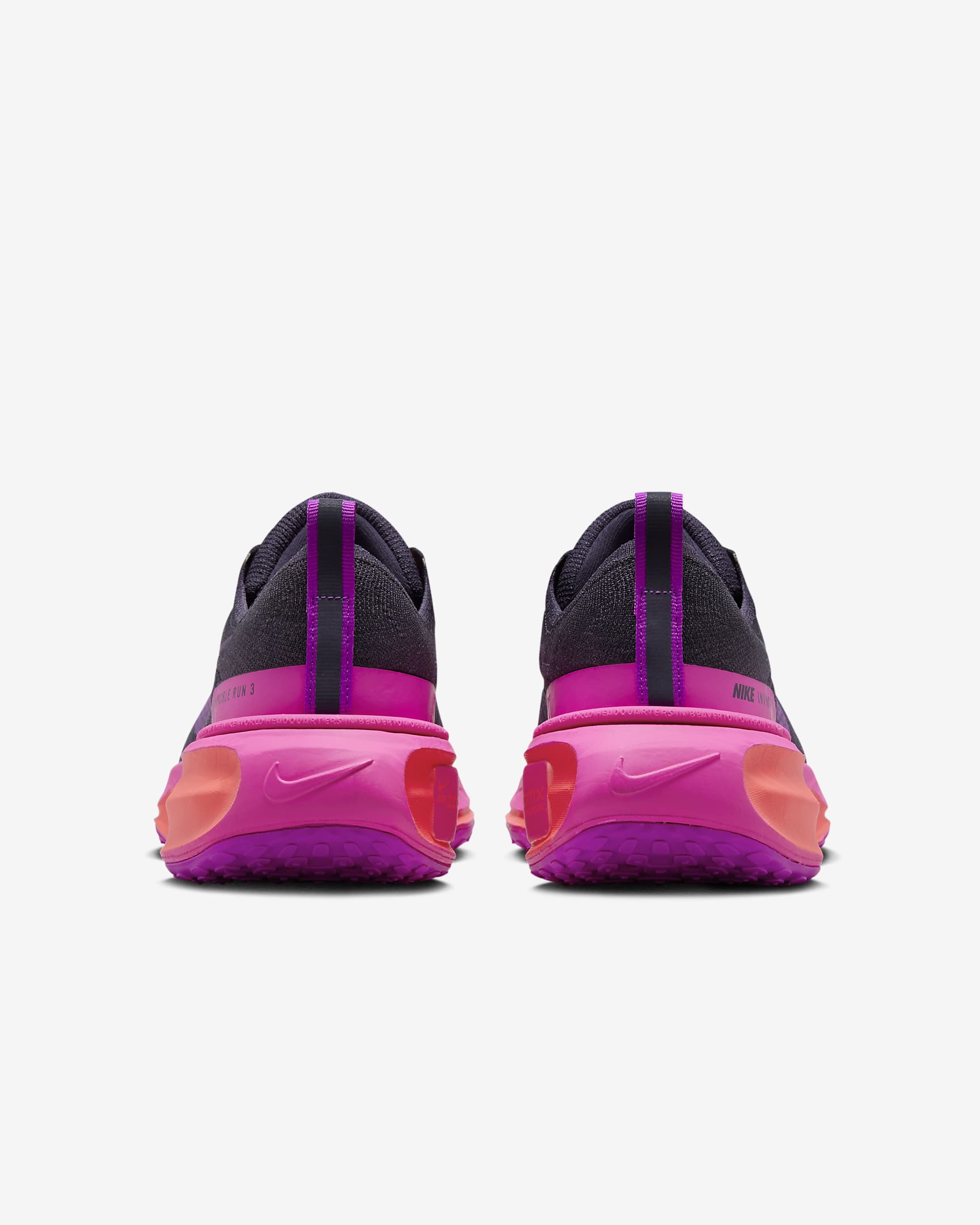 Tenis de correr en pavimento para mujer Nike Invincible 3 - Pasa oscuro/Ponche cálido/Fucsia láser/Hipervioleta