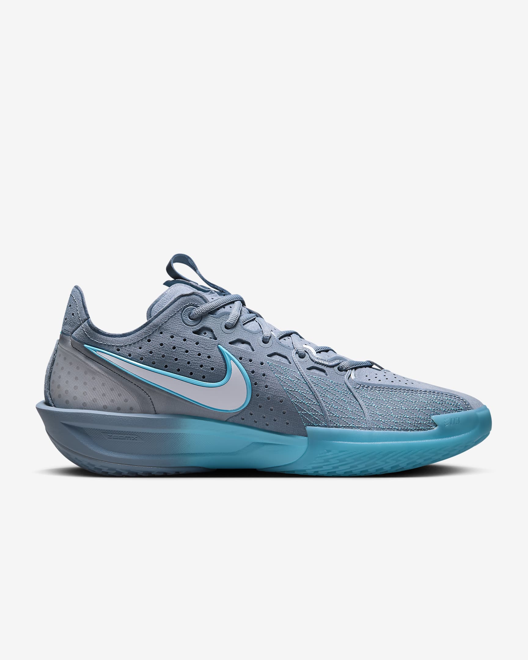 Nike G.T. Cut 3 kosárlabdacipő - Ashen Slate/Baltic Blue/Metallic Gold/Football Grey