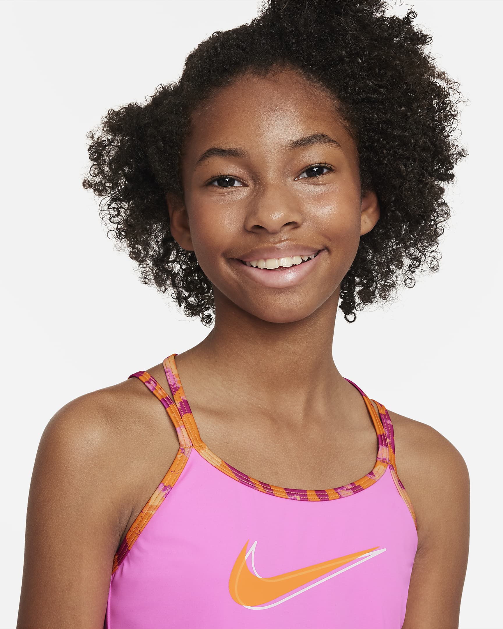Nike Big Kids' (Girls') T-Crossback Tankini Set. Nike.com