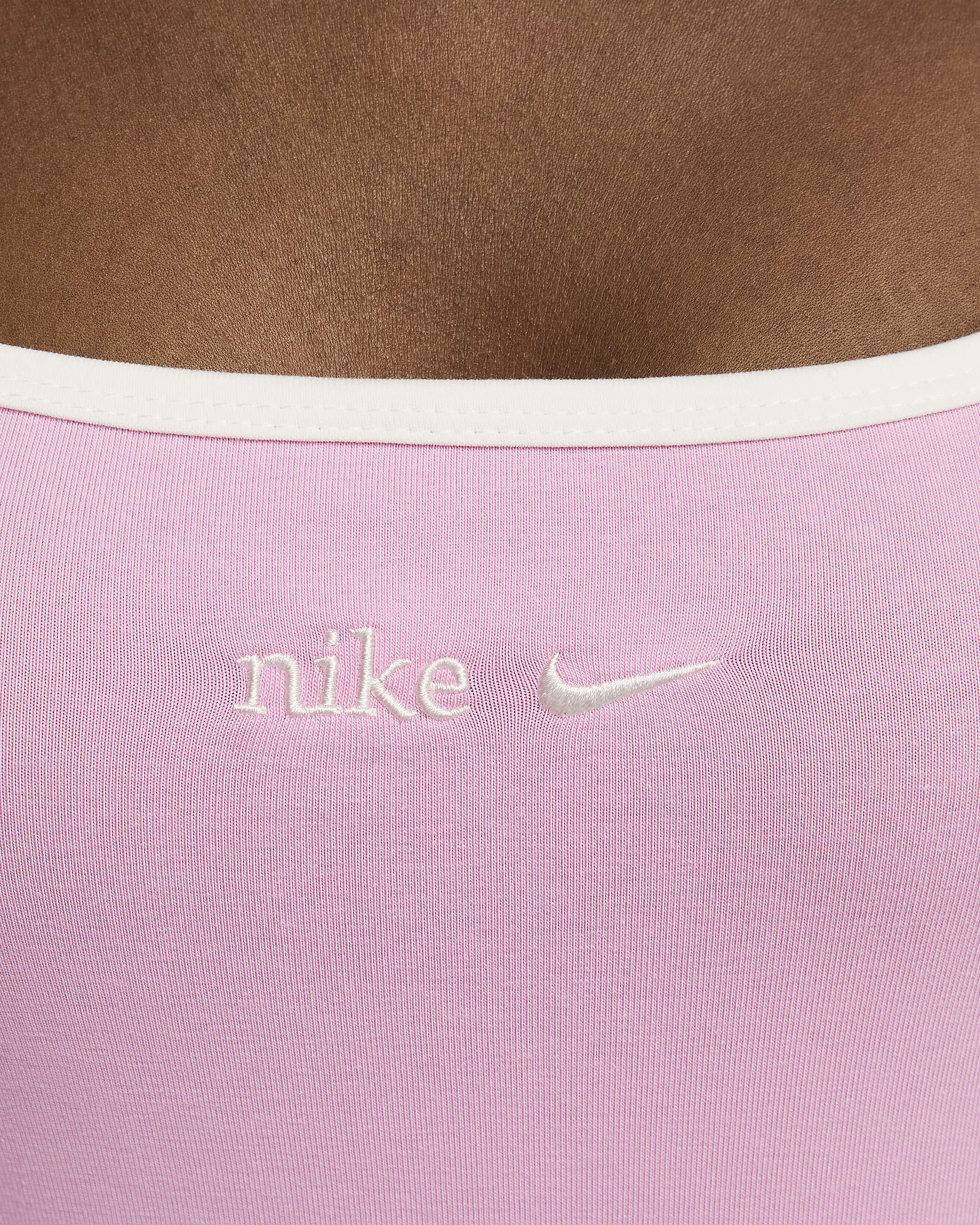 Nike Sportswear Women's Square-Neck Long-Sleeve Top. Nike BG