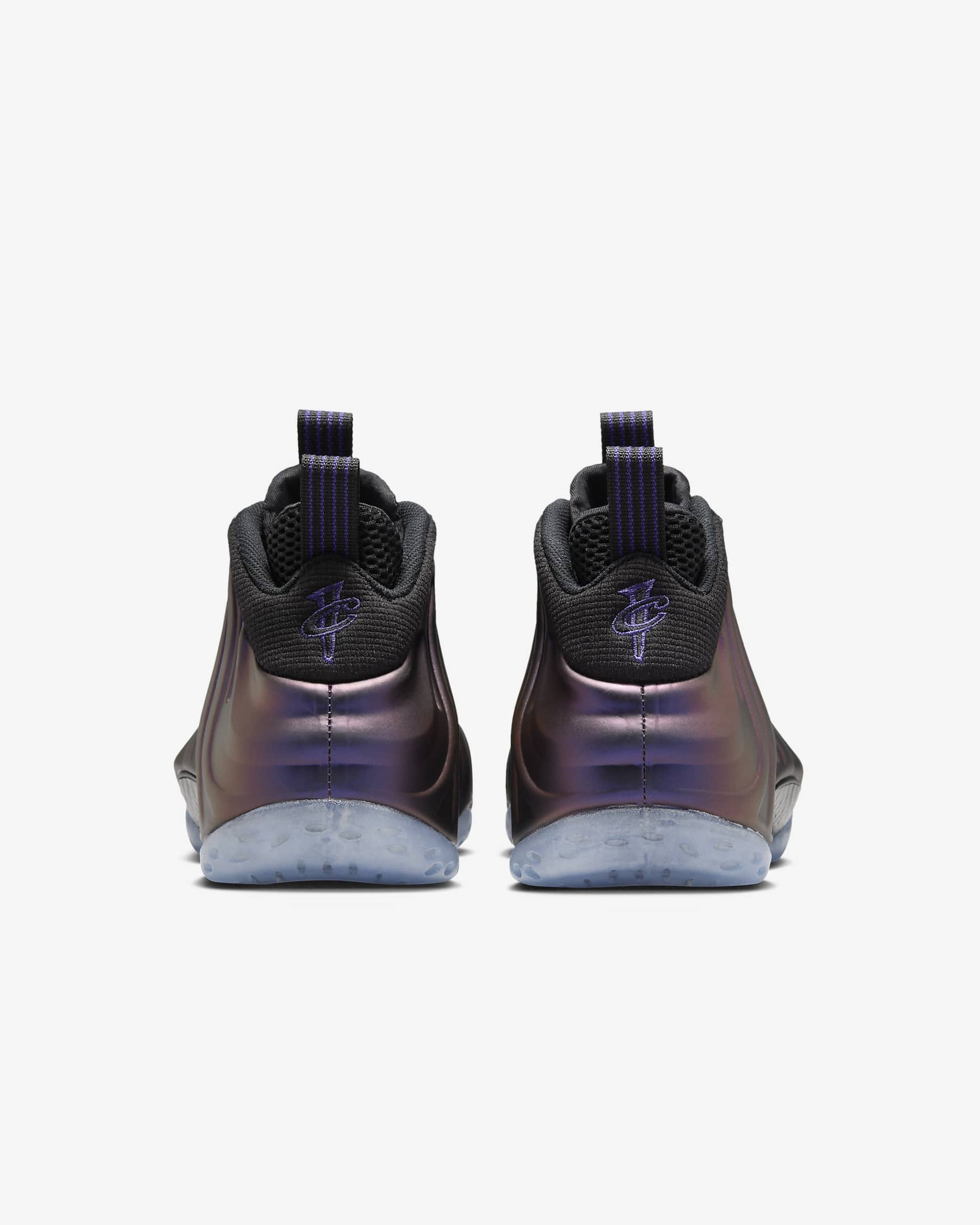 Nike Air Foamposite One Men's Shoes - Black/Black/Varsity Purple