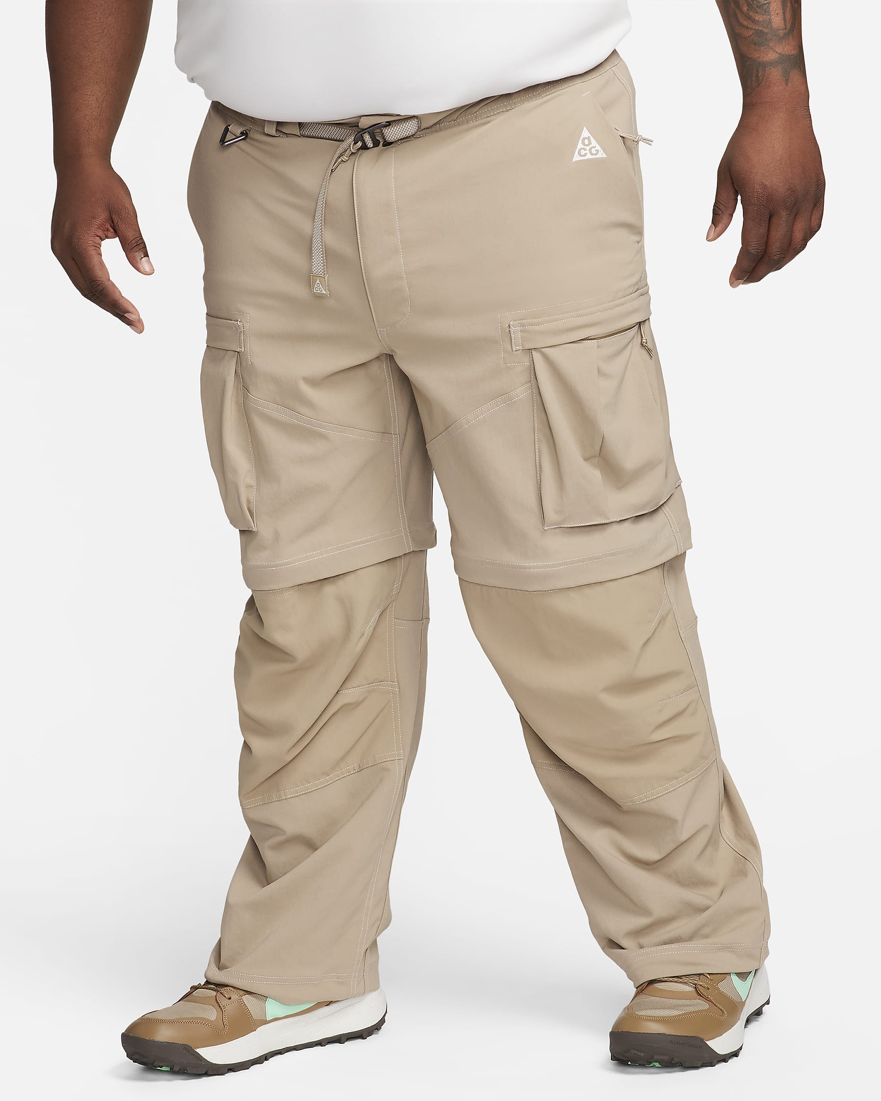 Nike ACG "Smith Summit" Men's Cargo Pants - Khaki/Light Iron Ore/Summit White