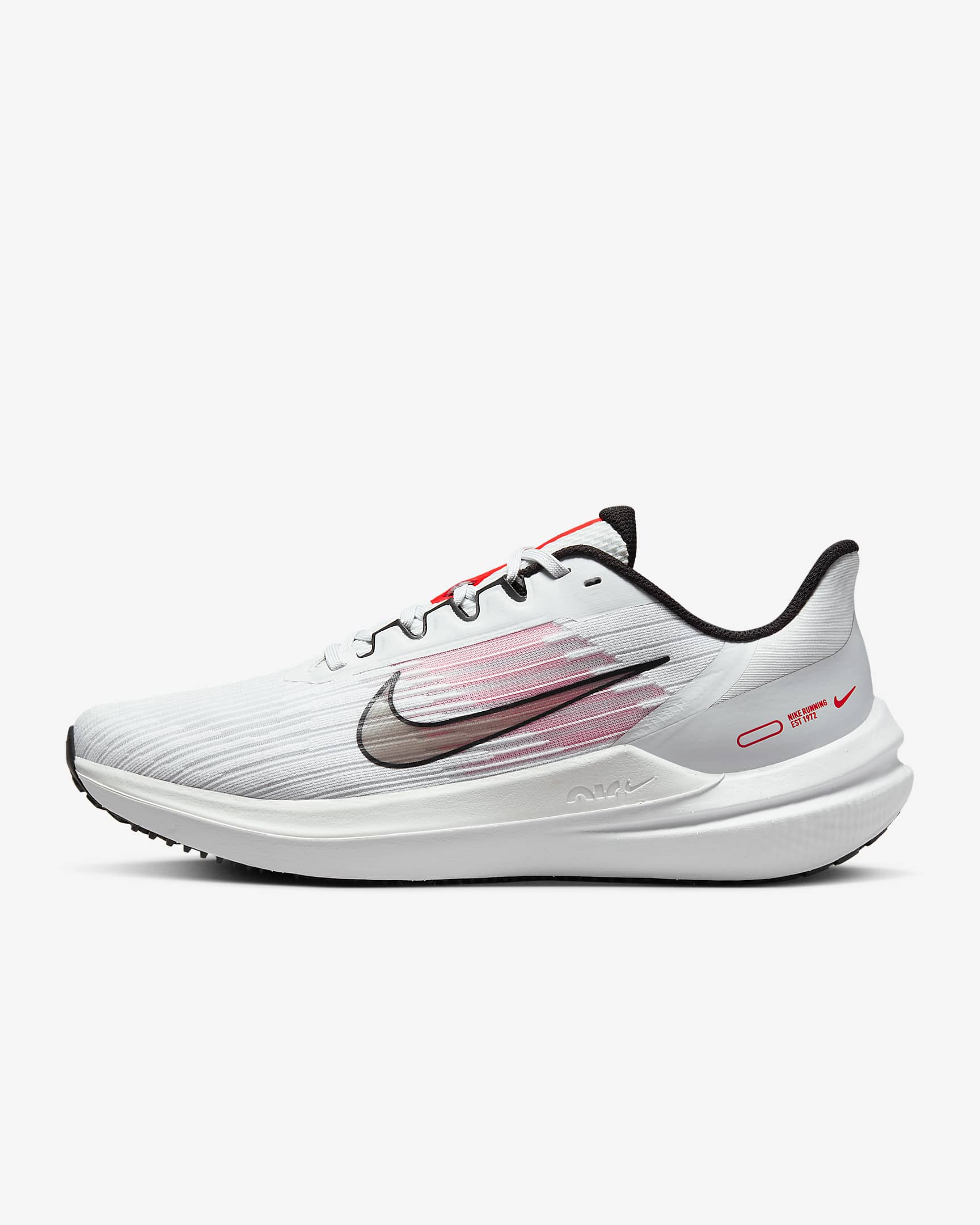 Nike Winflo 9 Men's Road Running Shoes - Photon Dust/White/Platinum Tint/Black