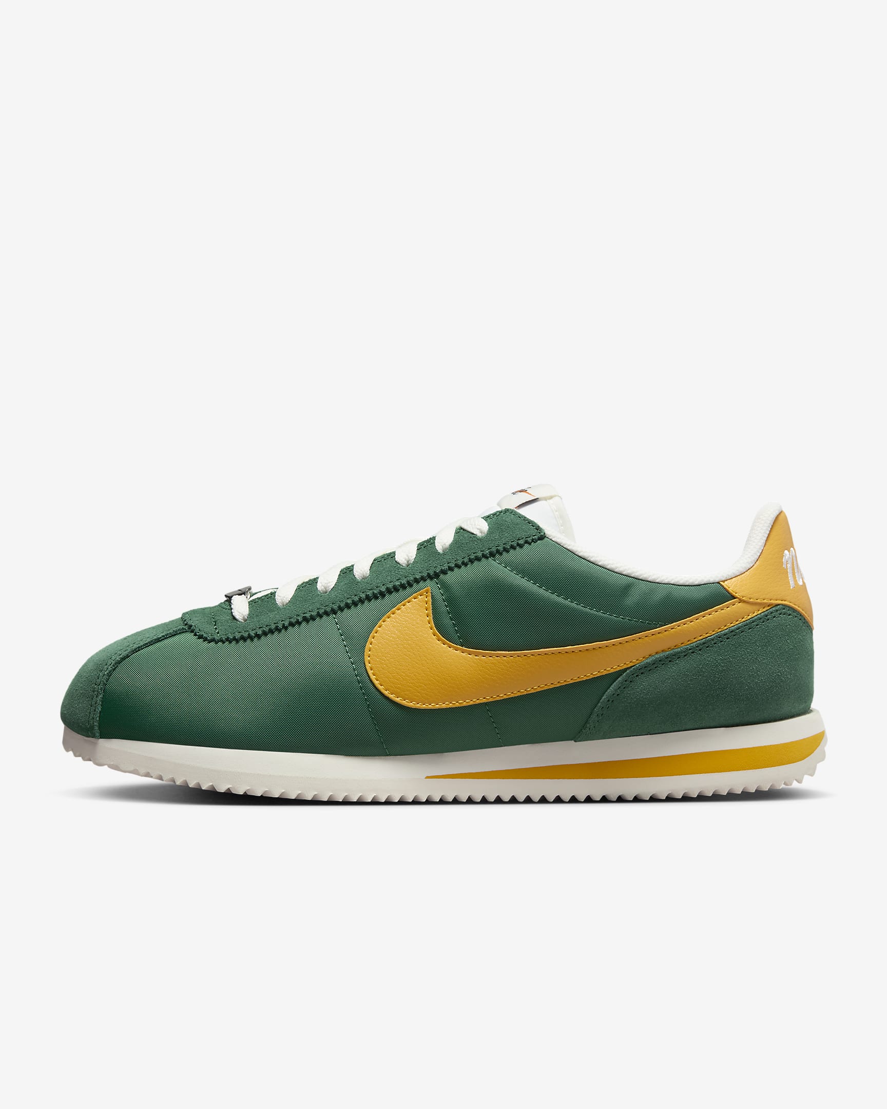 Nike Cortez Textile Men's Shoes - Gorge Green/Sail/Alpha Orange/Yellow Ochre