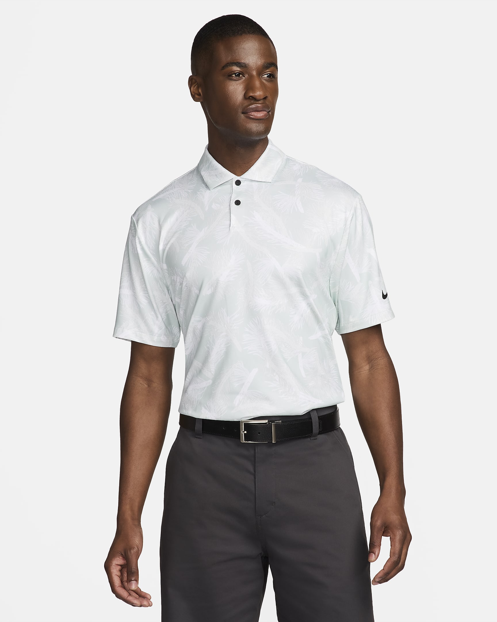 Nike Tour Men's Dri-FIT Golf Polo - Summit White/Black