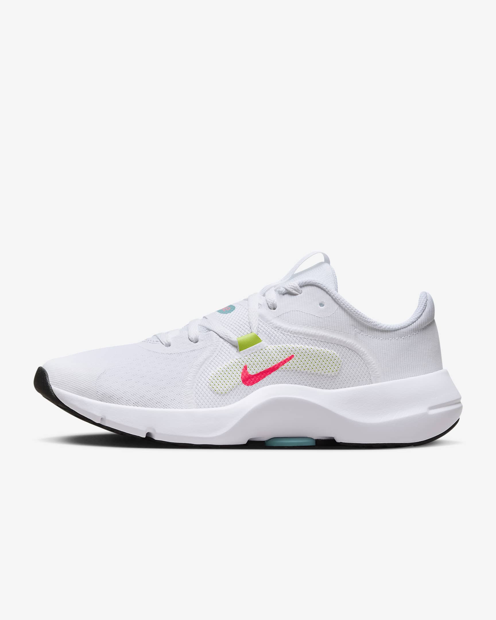 Sapatilhas de treino Nike In-Season TR 13 para mulher - Branco/Turquesa Denim/Preto/Hot Punch