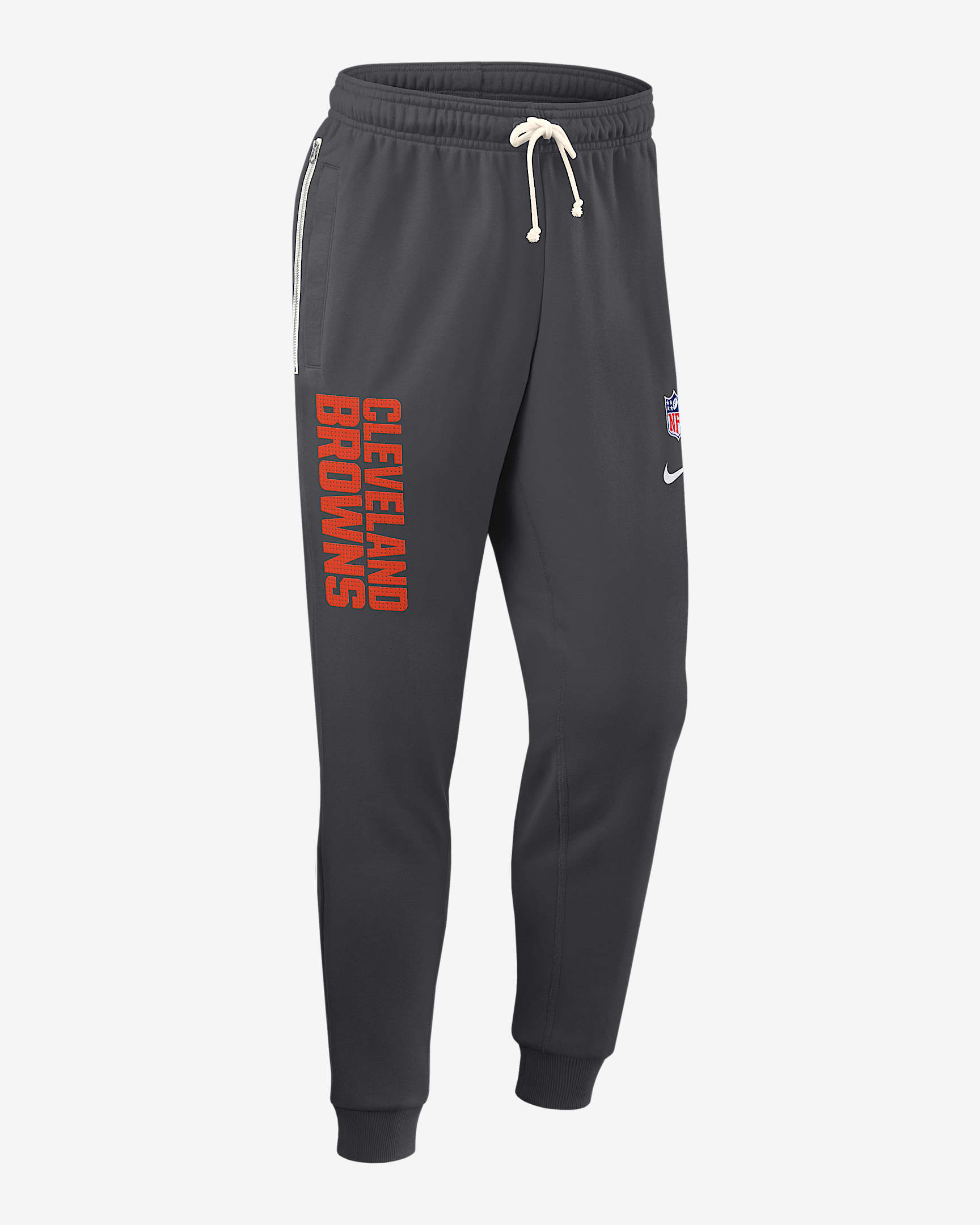 Cleveland Browns Ground Game Sideline Men's Nike Dri-FIT NFL Taper Pants - Anthracite