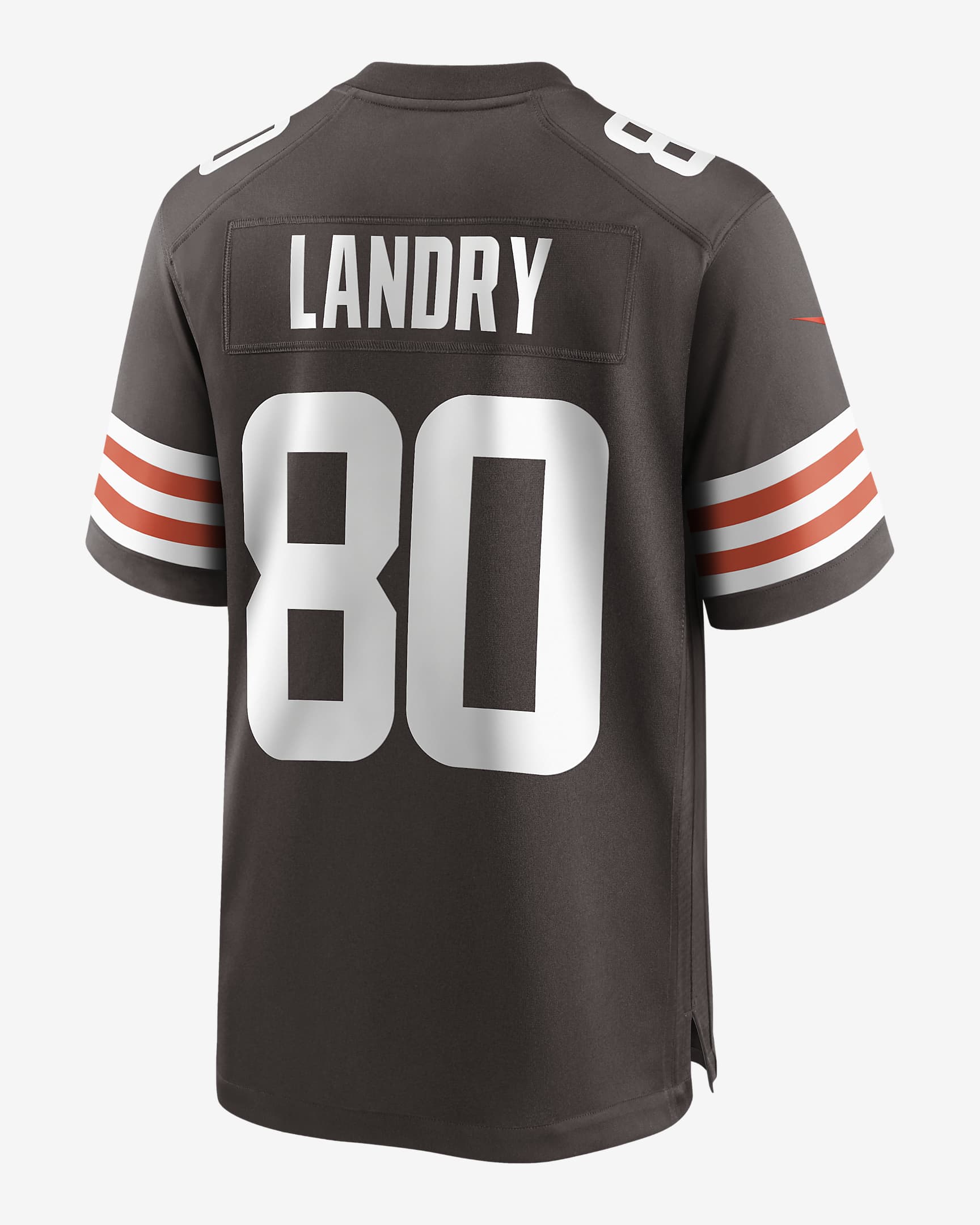 NFL Cleveland Browns (Jarvis Landry) Men's Game Football Jersey - Seal Brown