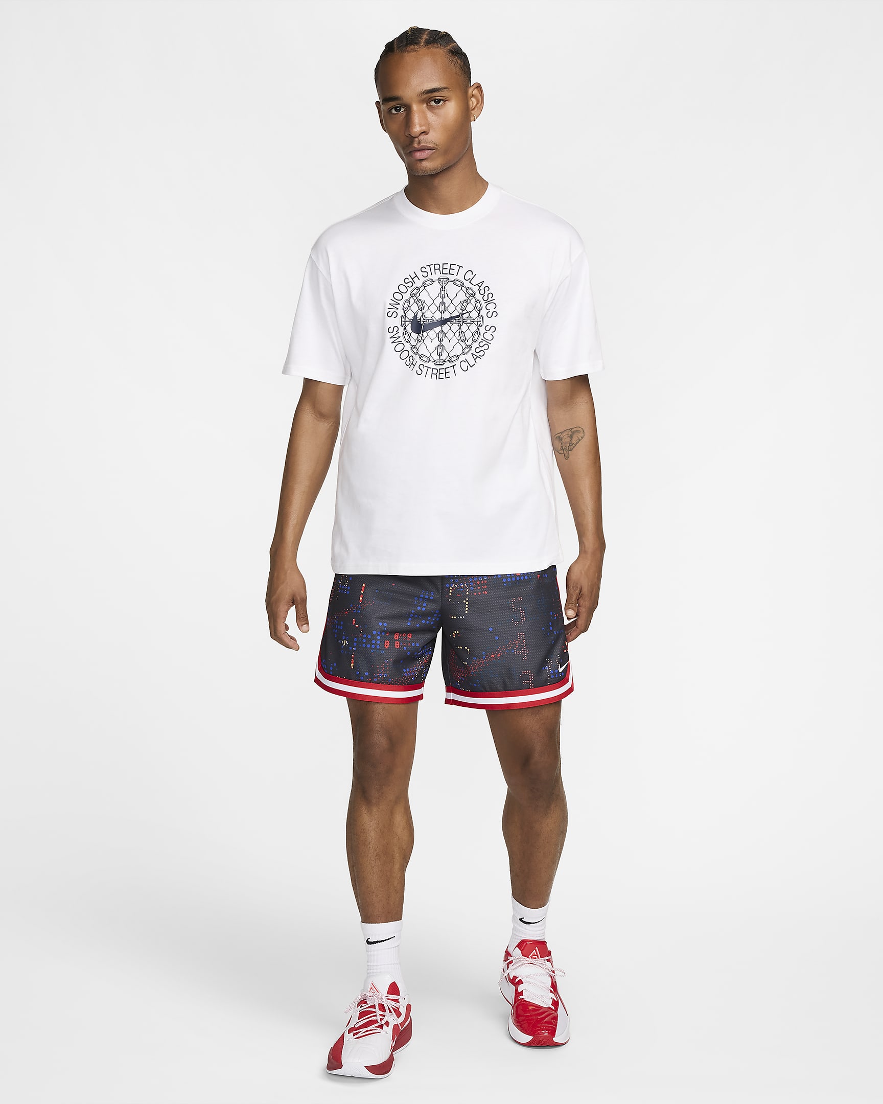 Nike Men's Max90 Basketball T-Shirt - White