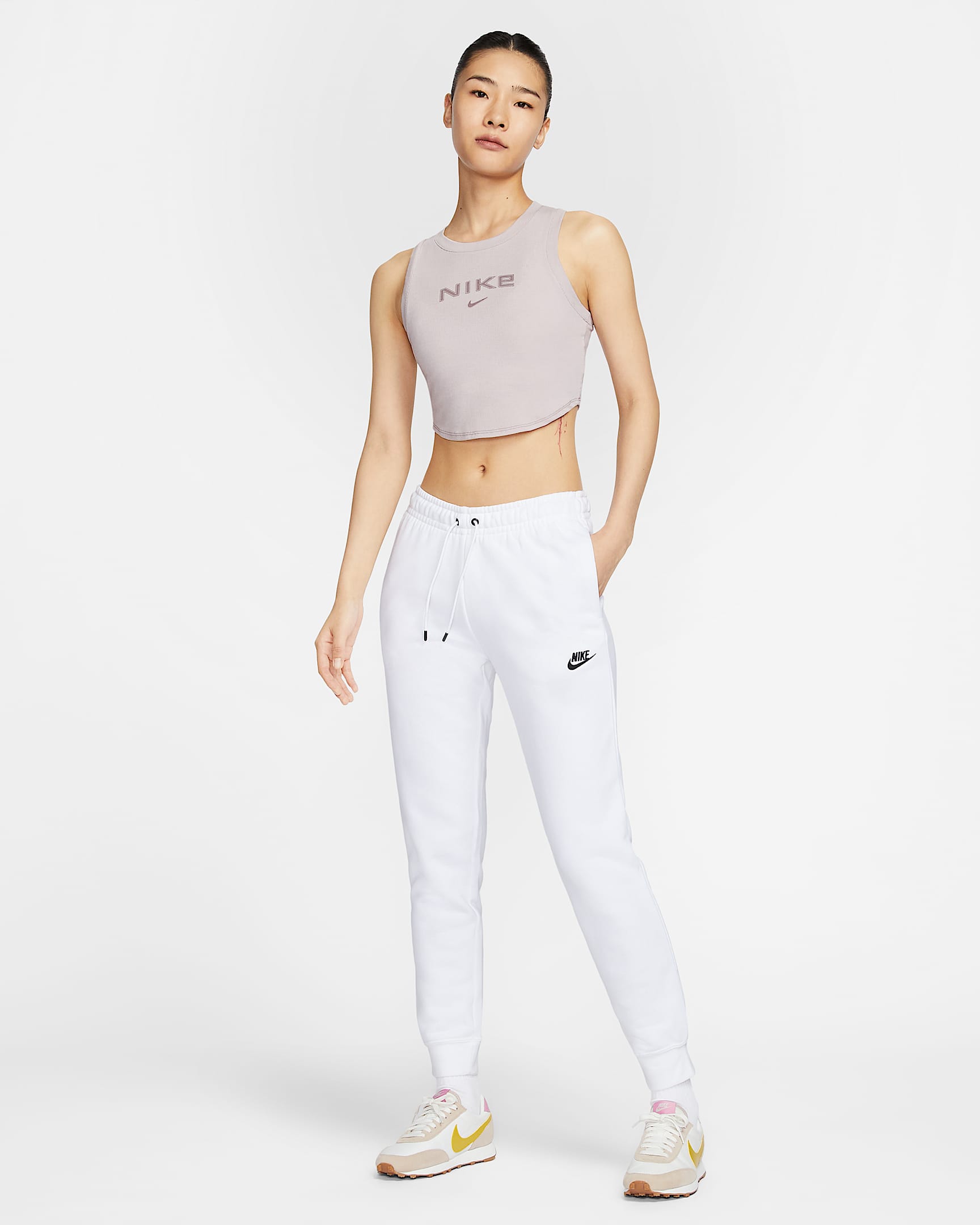 cropped nike tank top