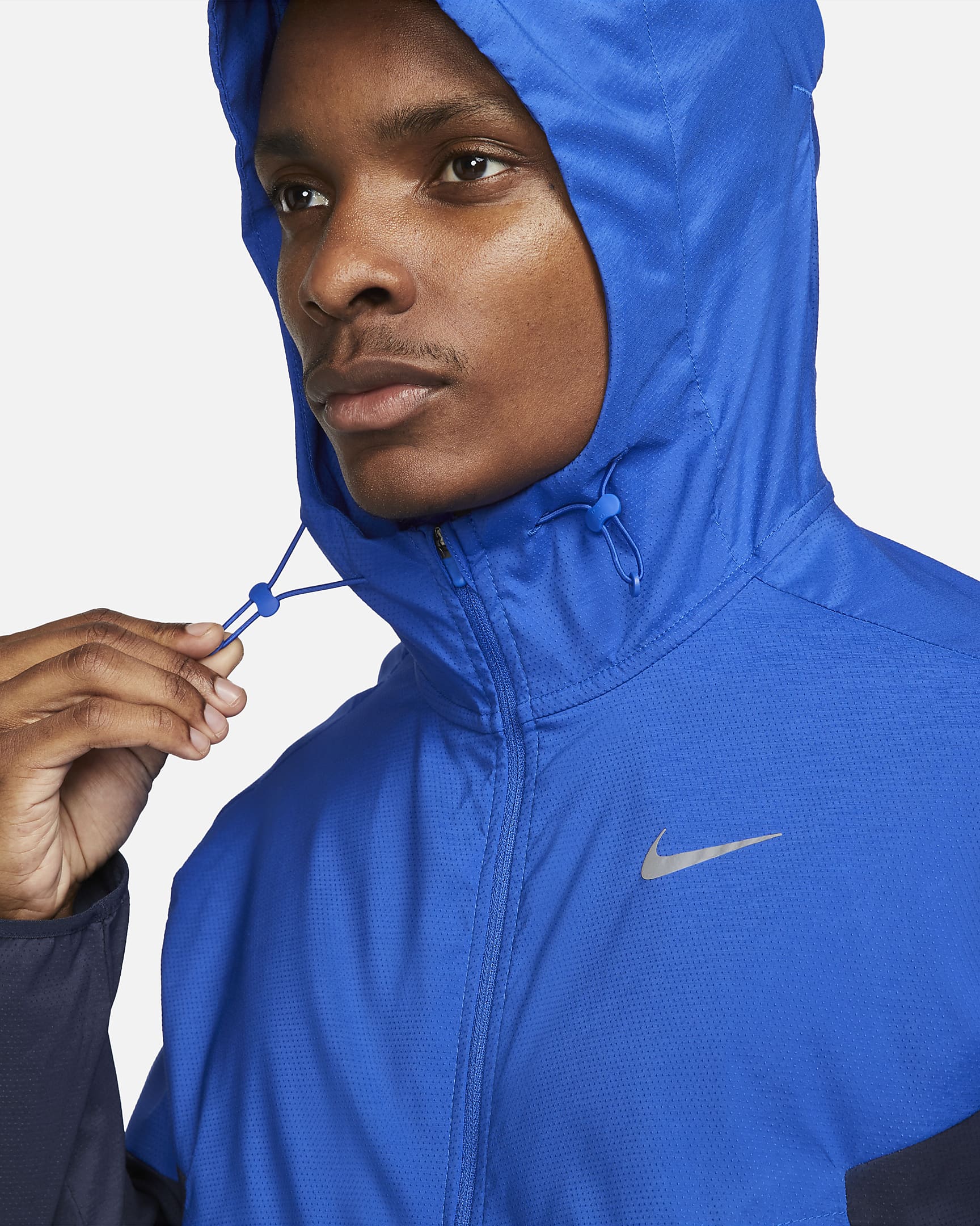 Nike Windrunner Men's Repel Running Jacket - Game Royal/Obsidian