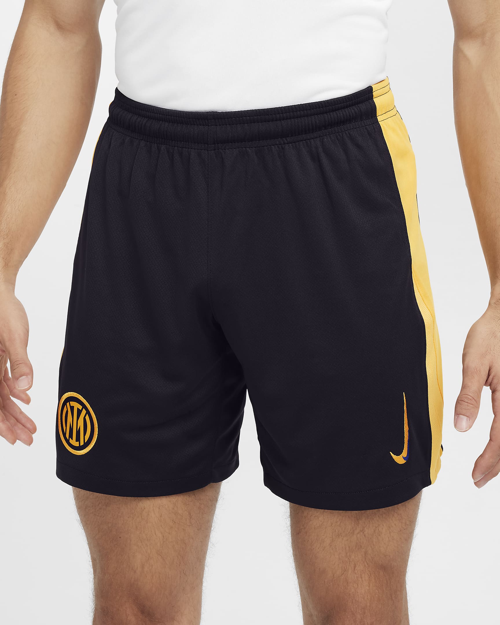 Inter Milan 2024/25 Stadium Third Men's Nike Dri-FIT Football Replica Shorts - Blackened Blue/University Gold/Lyon Blue