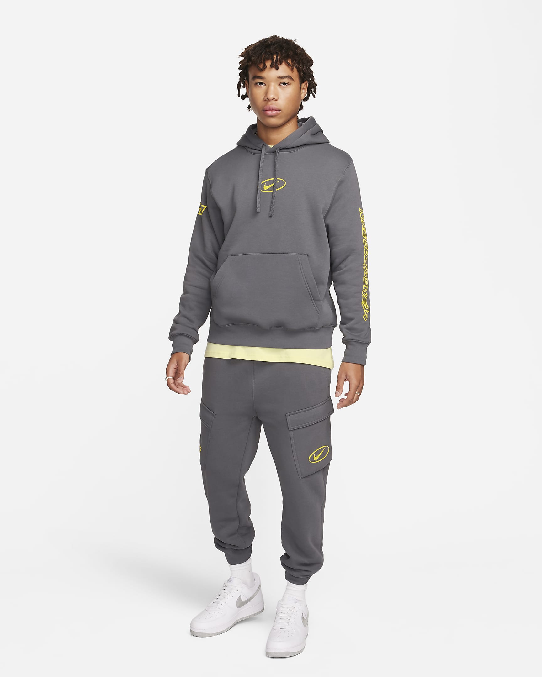 Nike Sportswear Men's Pullover Hoodie - Dark Grey