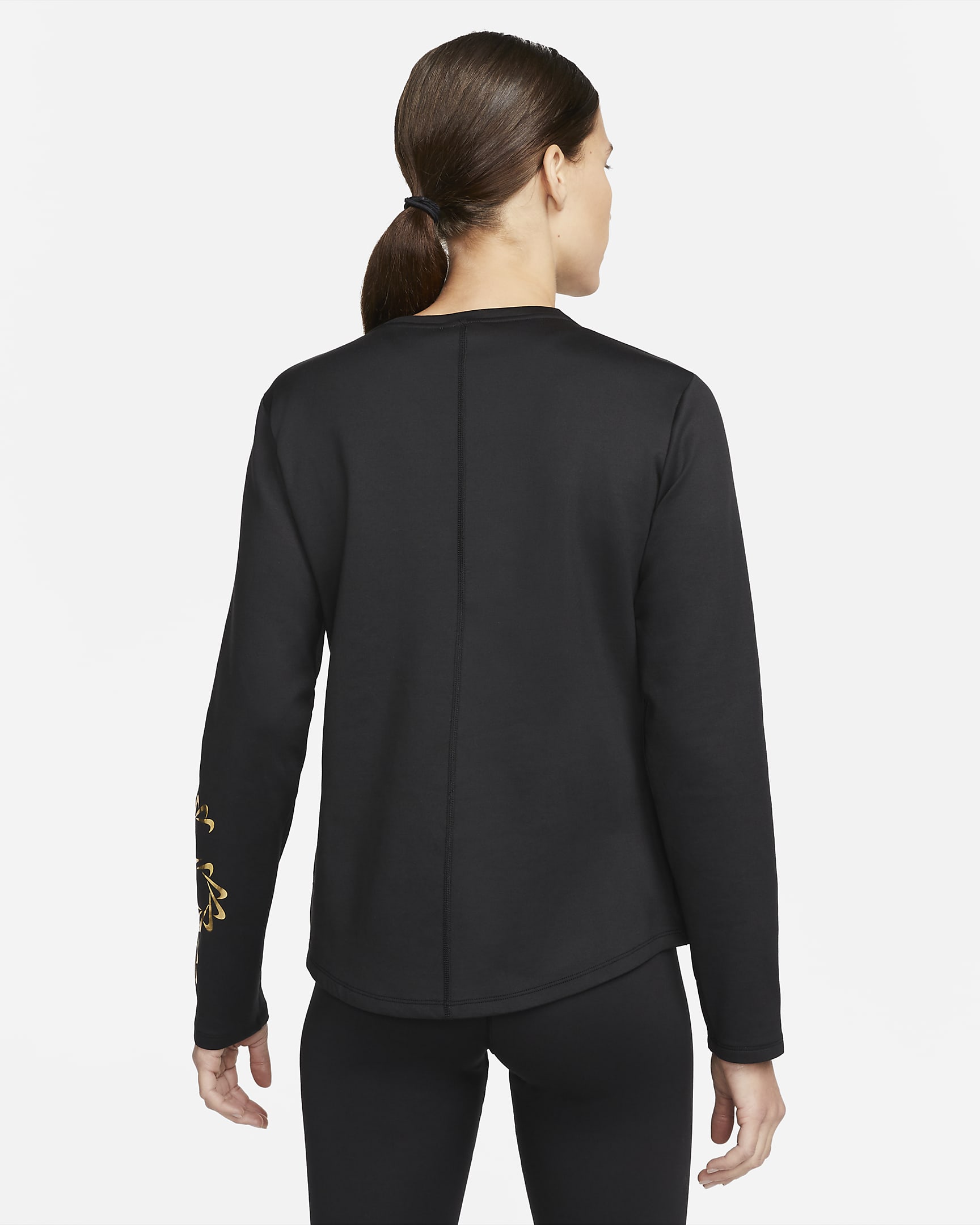 Nike ThermaFIT One Women's Graphic LongSleeve Top. Nike SK