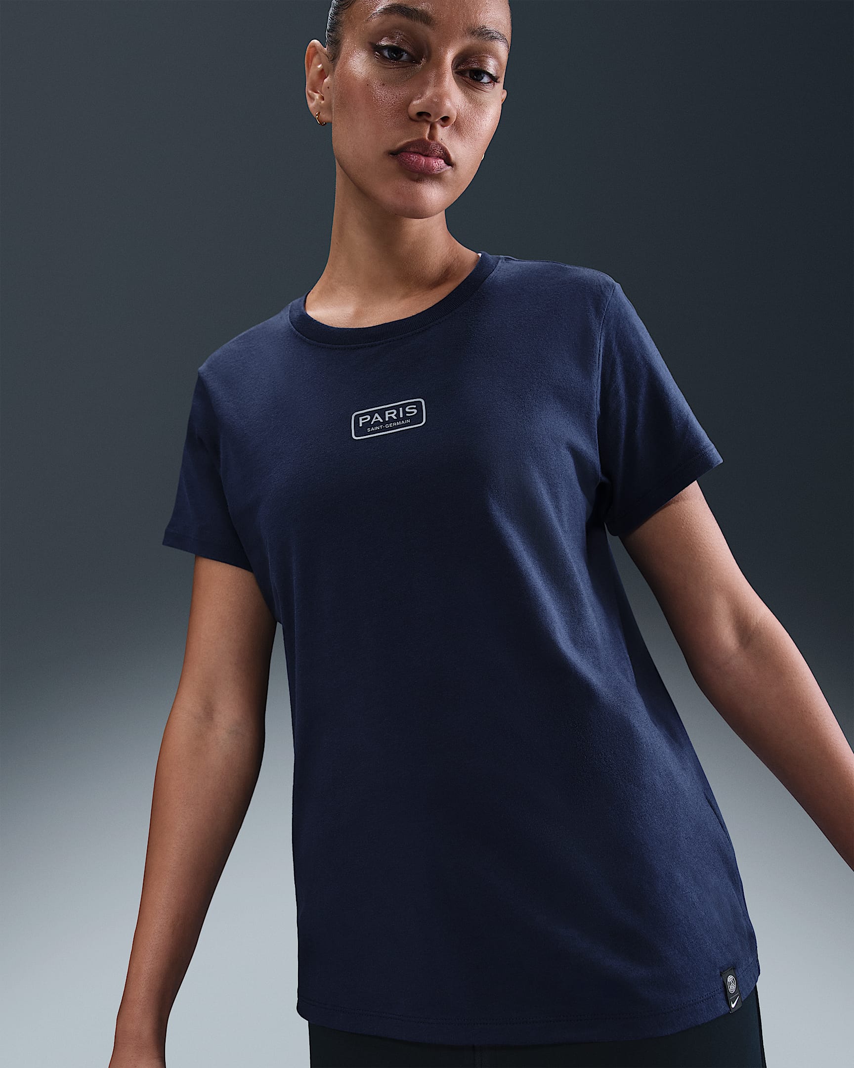 Paris Saint-Germain Women's Nike Football T-Shirt - Midnight Navy