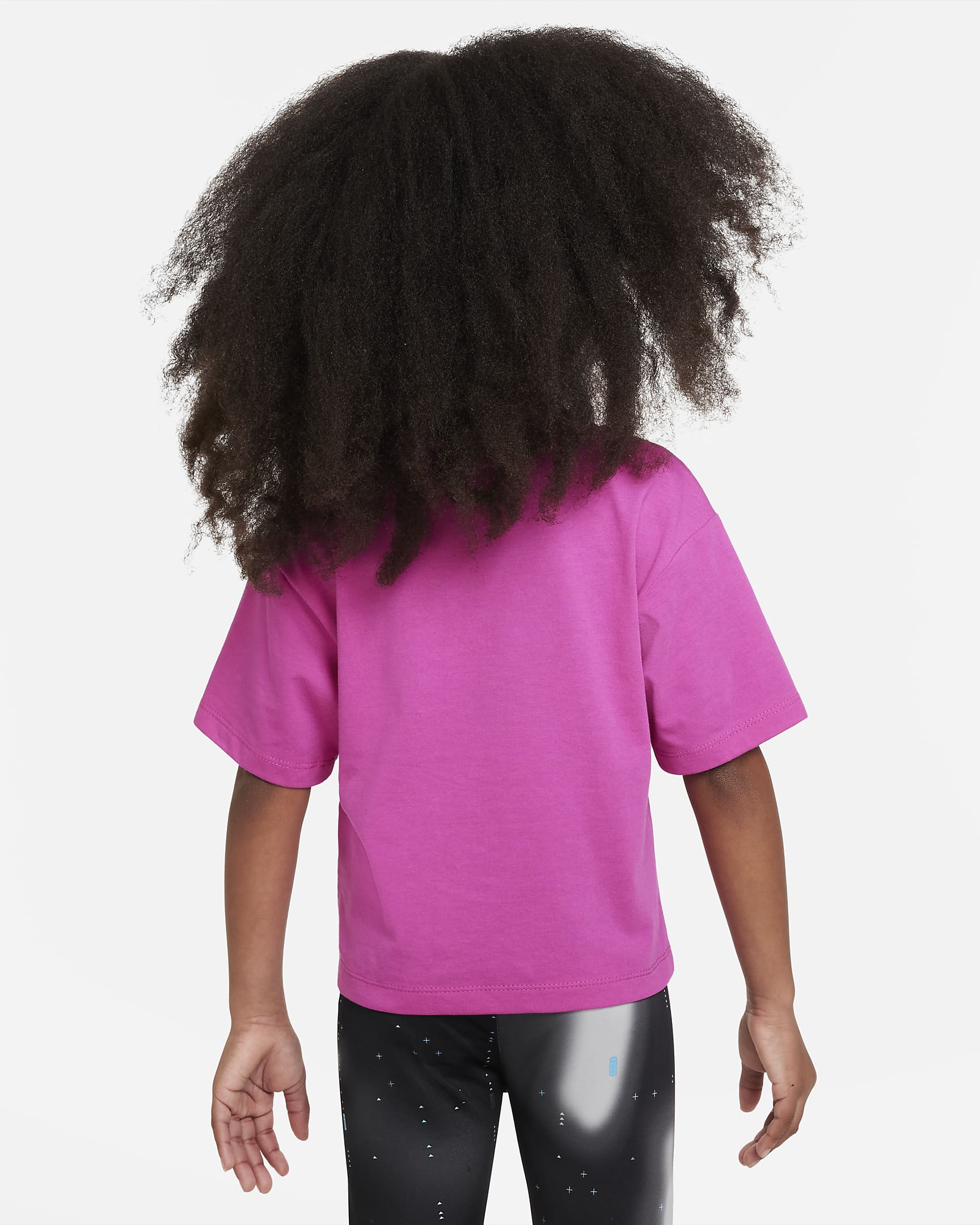 Nike Kids Create Graphic Boxy Tee Little Kids' T-Shirt - Active Fuchsia