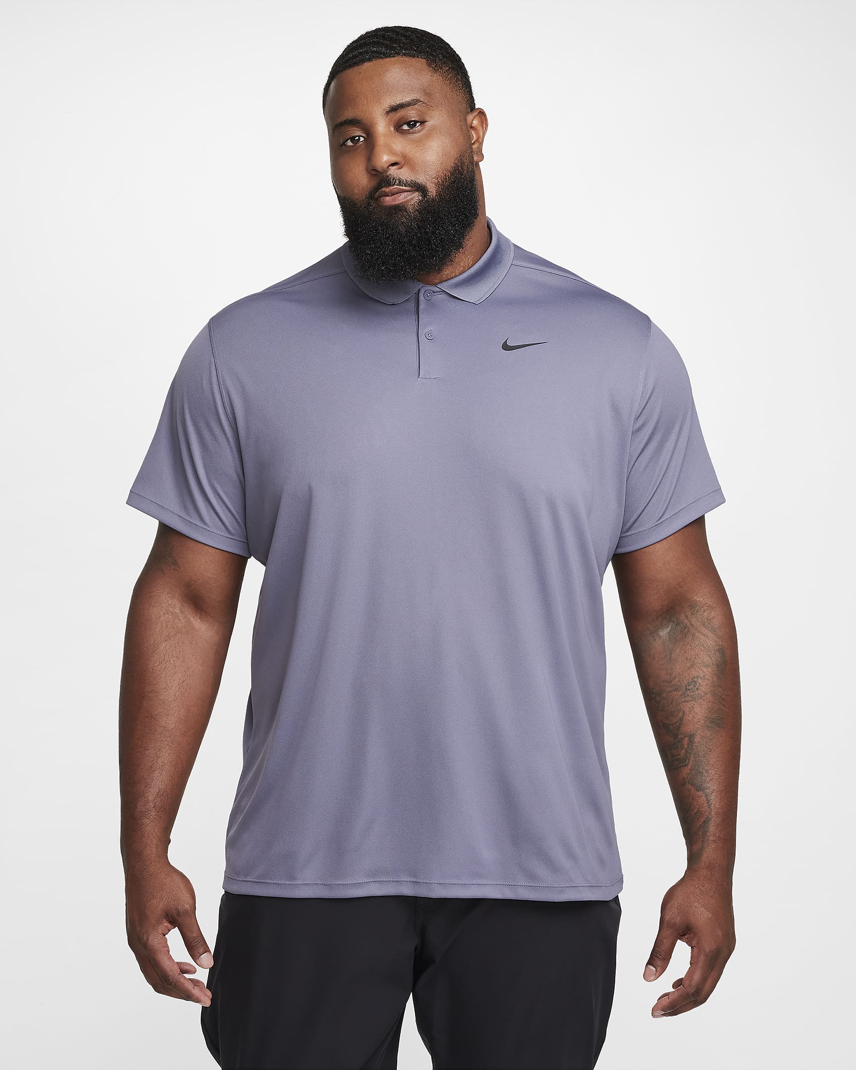 Nike Dri-FIT Victory Men's Golf Polo - Light Carbon/Black