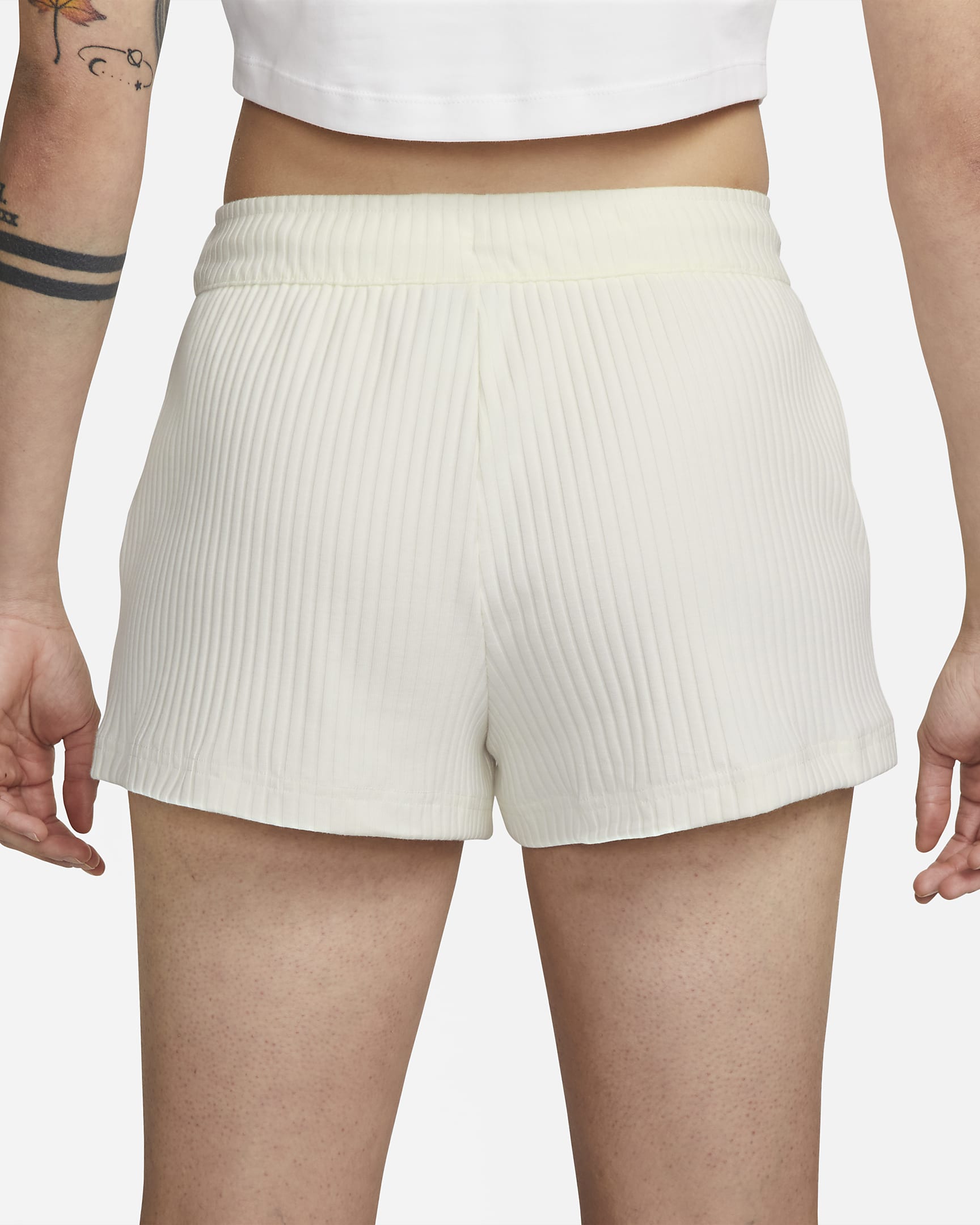 Nike Sportswear Women's HighWaisted Ribbed Jersey Shorts. Nike HR