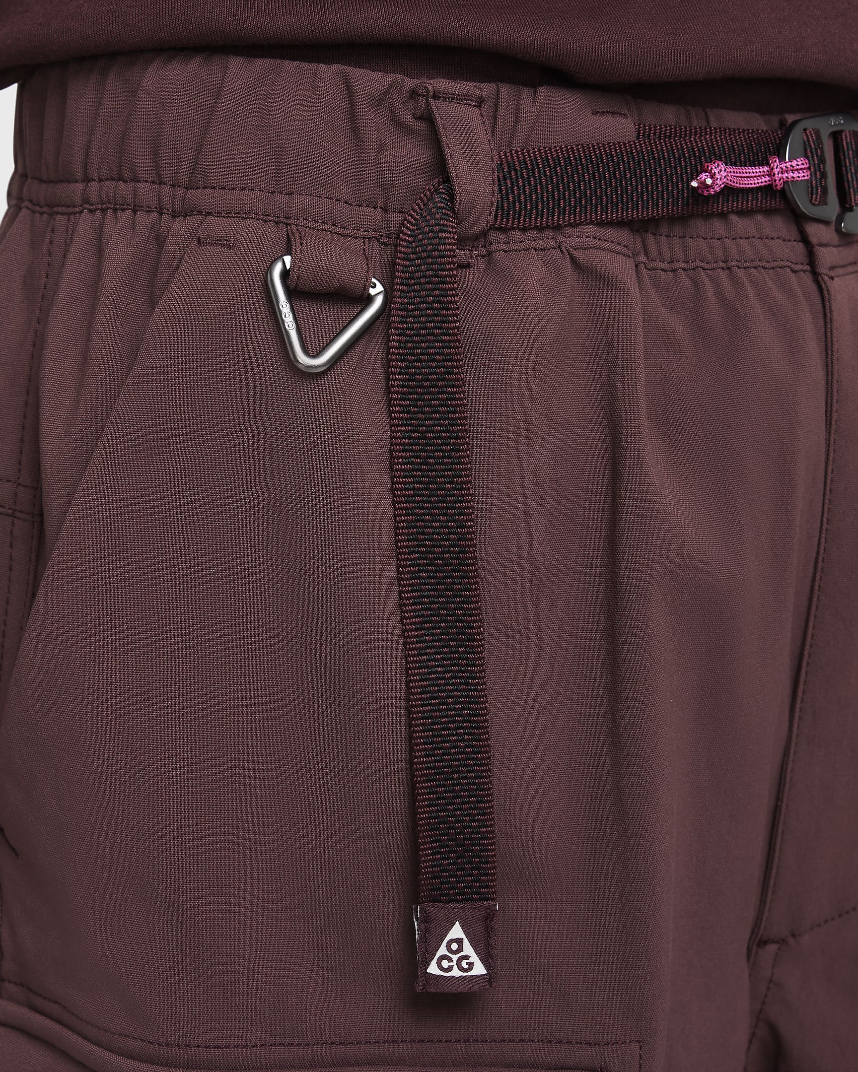 Pantaloni cargo Nike ACG "Smith Summit" - Uomo - Burgundy Crush/Nero/Laser Fuchsia/Summit White