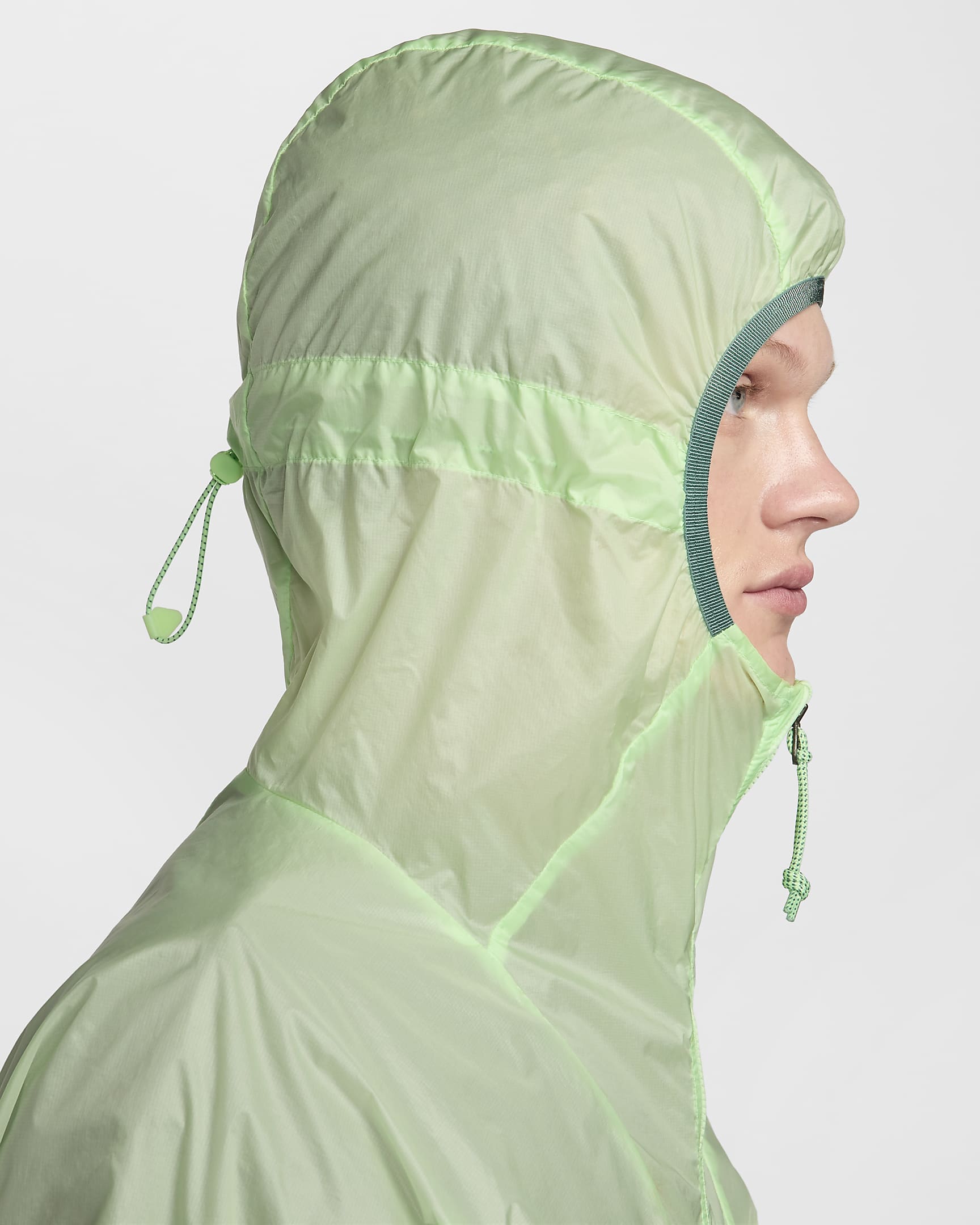 Nike ACG "Cinder Cone" Chaqueta resistente al viento - Hombre - Vapor Green/Bicoastal/Summit White