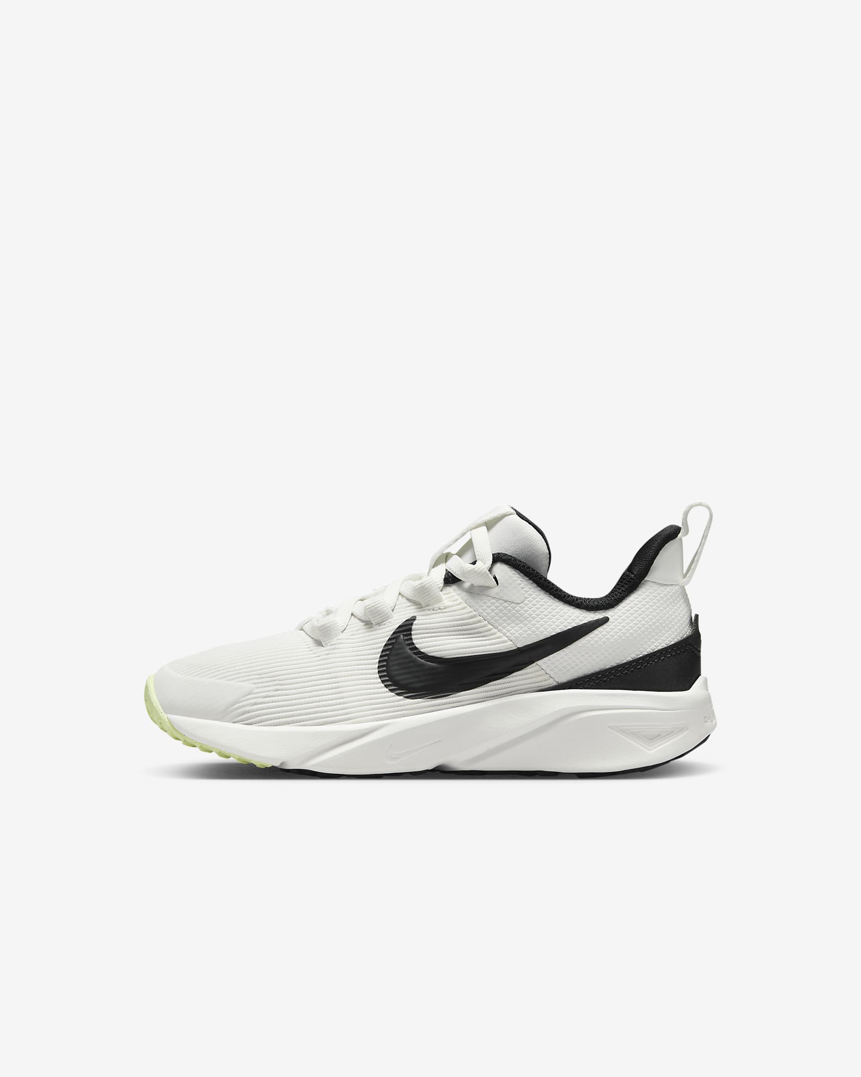 Nike Star Runner 4 kleuterschoenen - Summit White/Barely Volt/Wit/Zwart