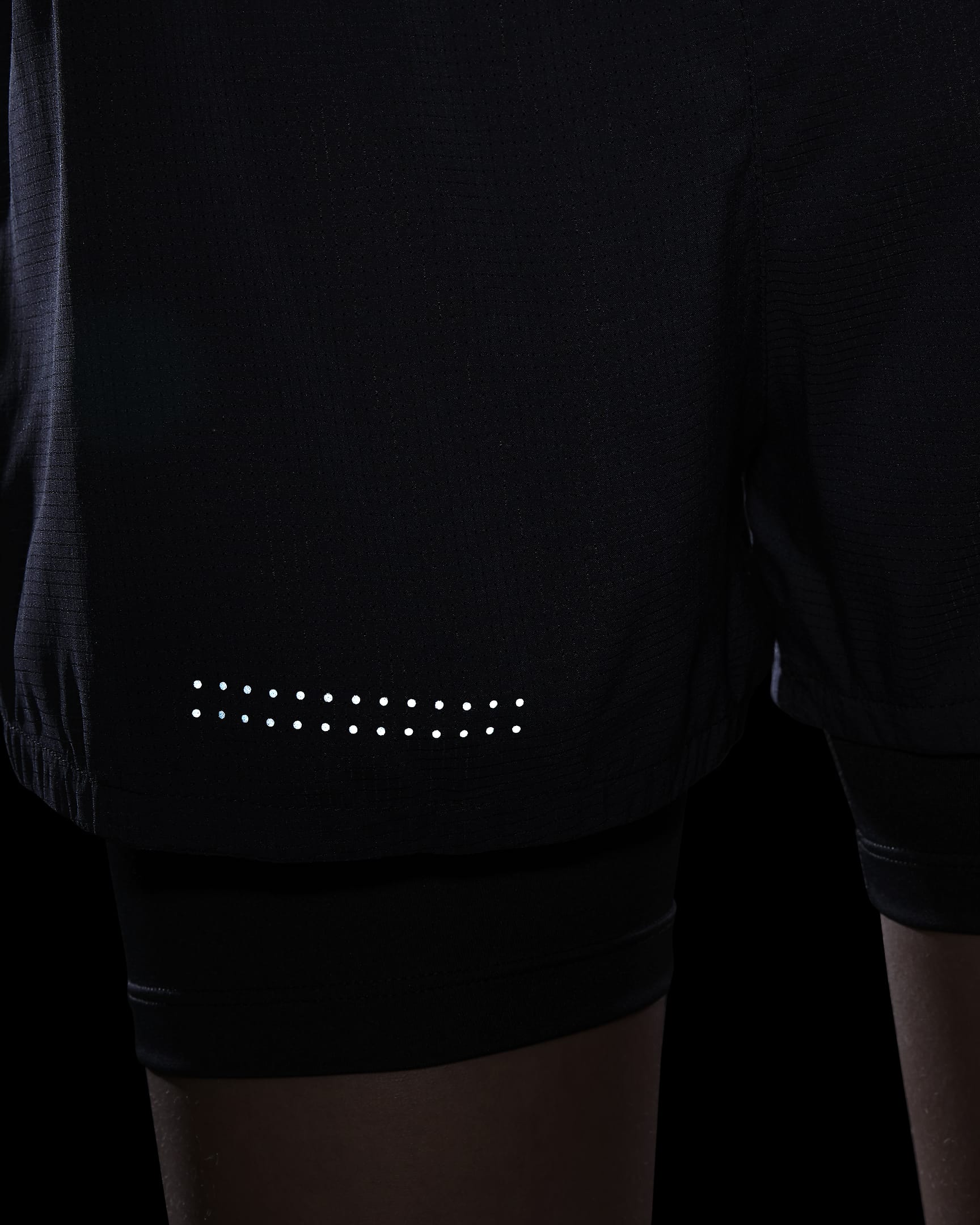 Short Nike Dri-FIT ADV pour ado (fille) - Noir/Noir/Noir