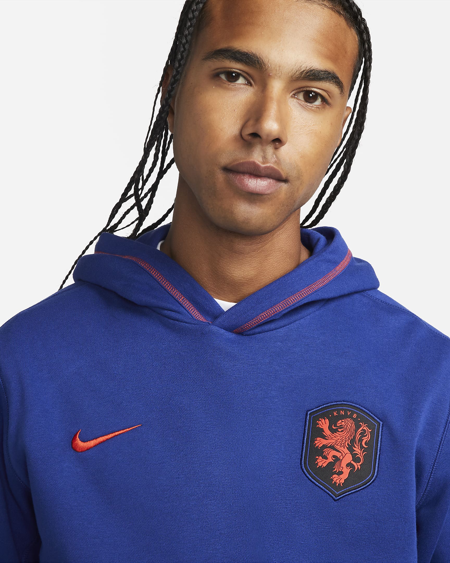 Netherlands Mens French Terry Football Hoodie Nike Uk