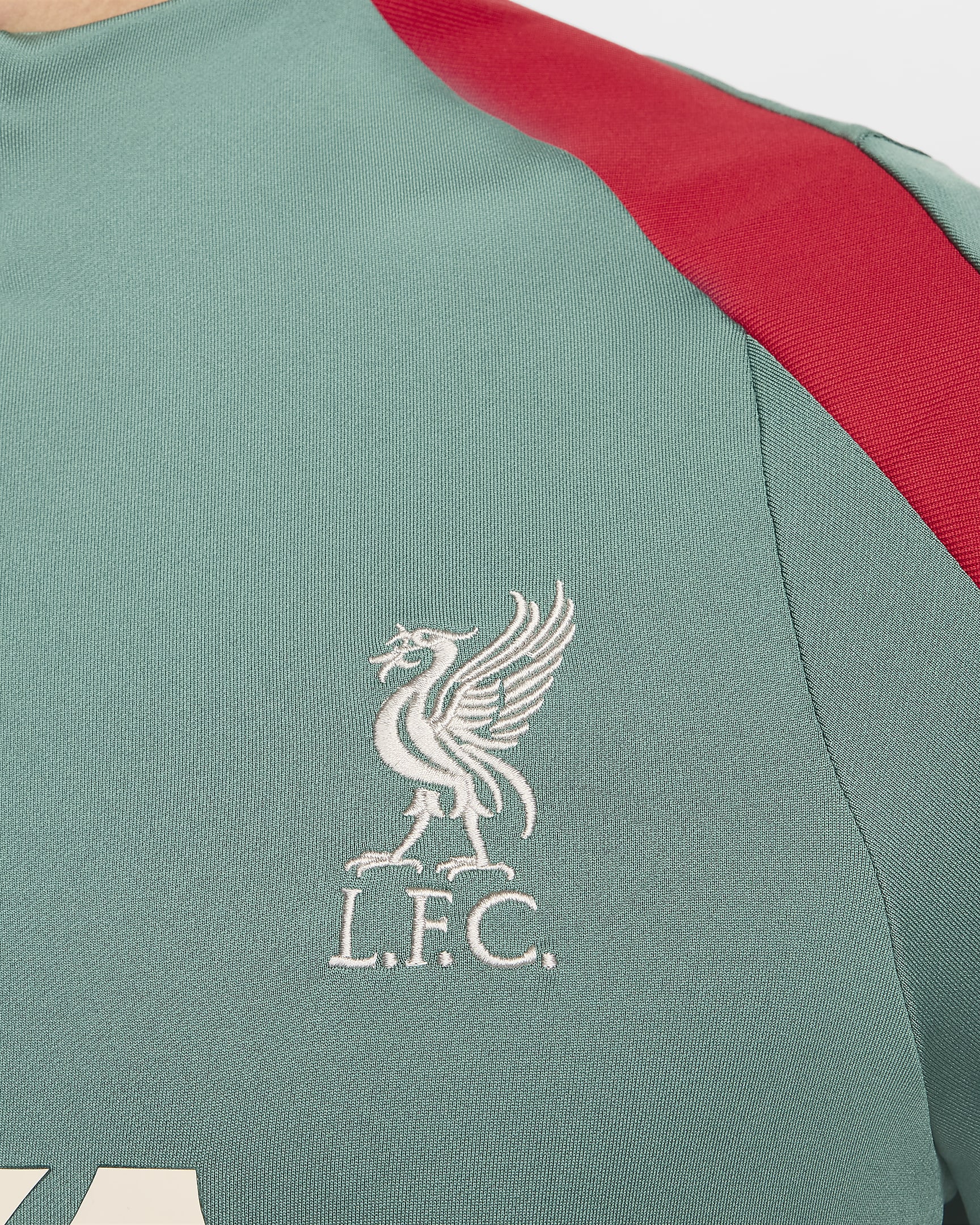 Liverpool FC Strike 男款 Nike Dri-FIT 足球訓練上衣 - Bicoastal/Bicoastal/Gym Red/Light Orewood Brown